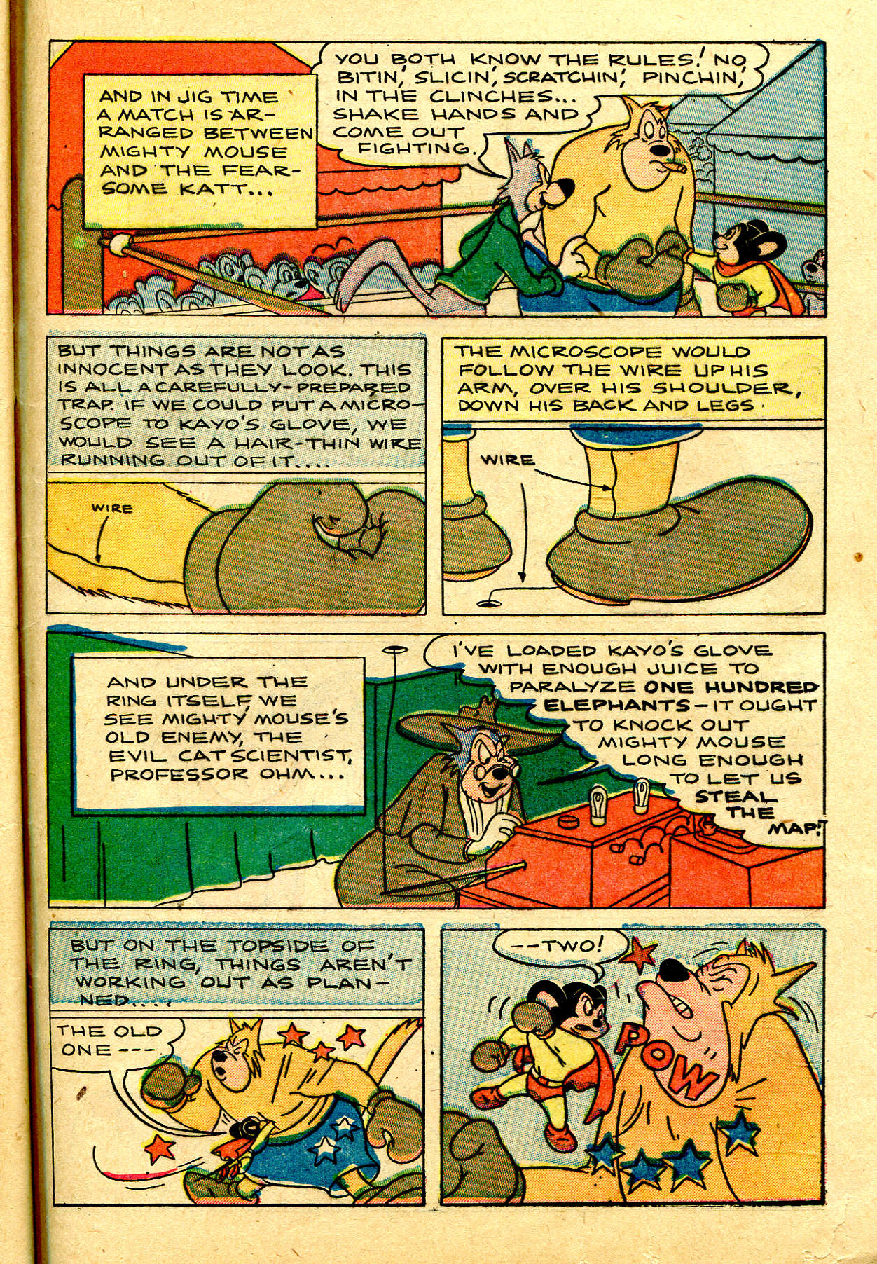 Read online Paul Terry's Mighty Mouse Comics comic -  Issue #42 - 84