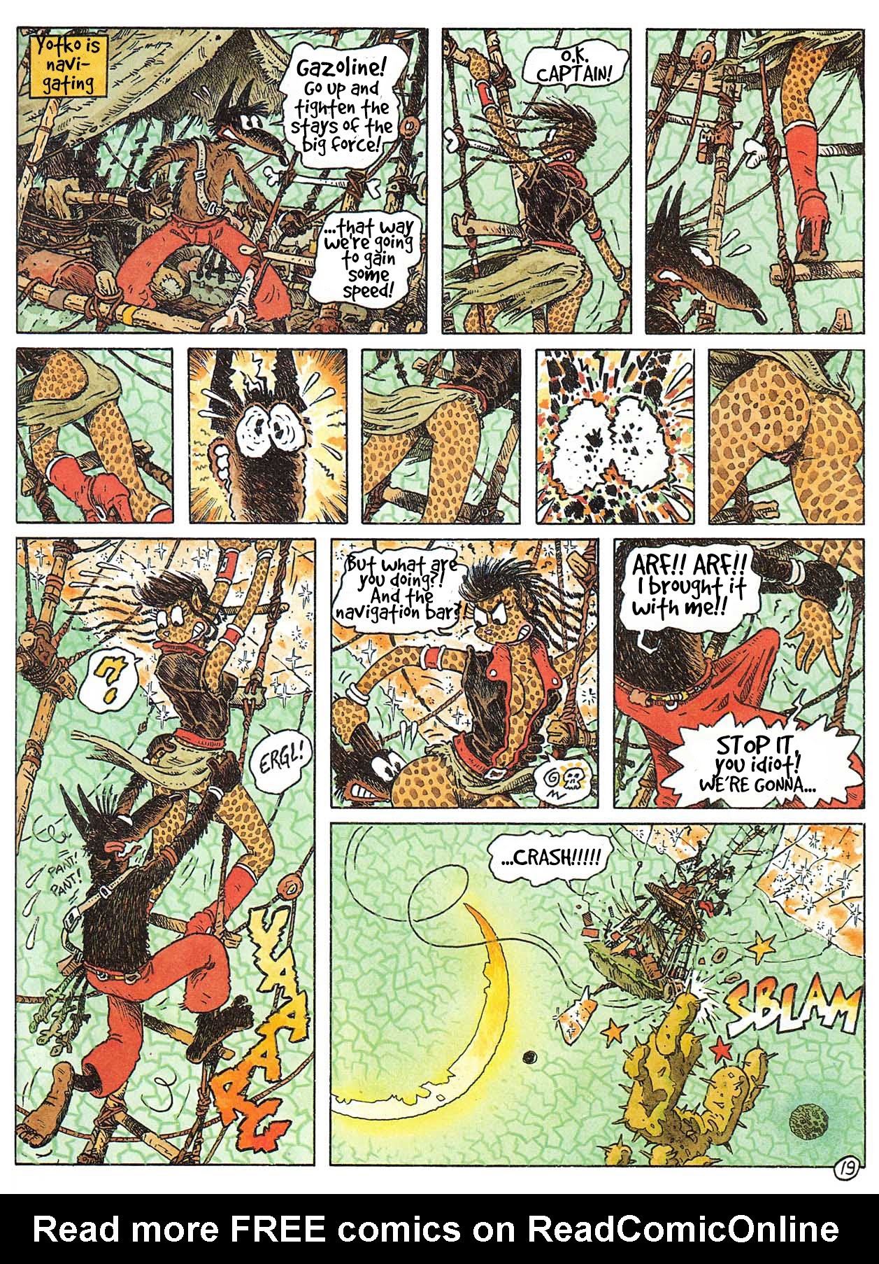 Read online Gazoline and the Red Planet comic -  Issue # Full - 22