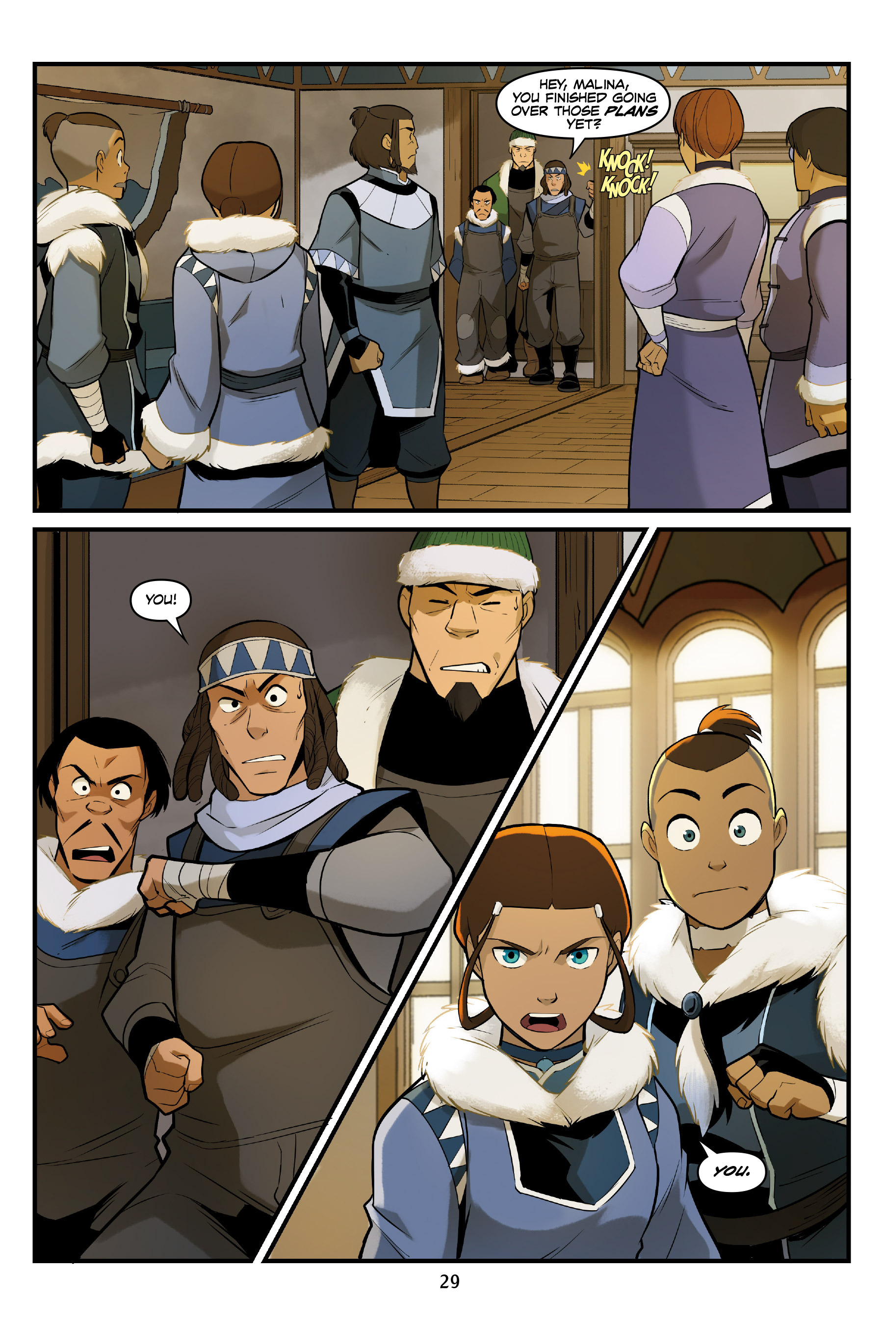 Read online Nickelodeon Avatar: The Last Airbender - North and South comic -  Issue #1 - 29