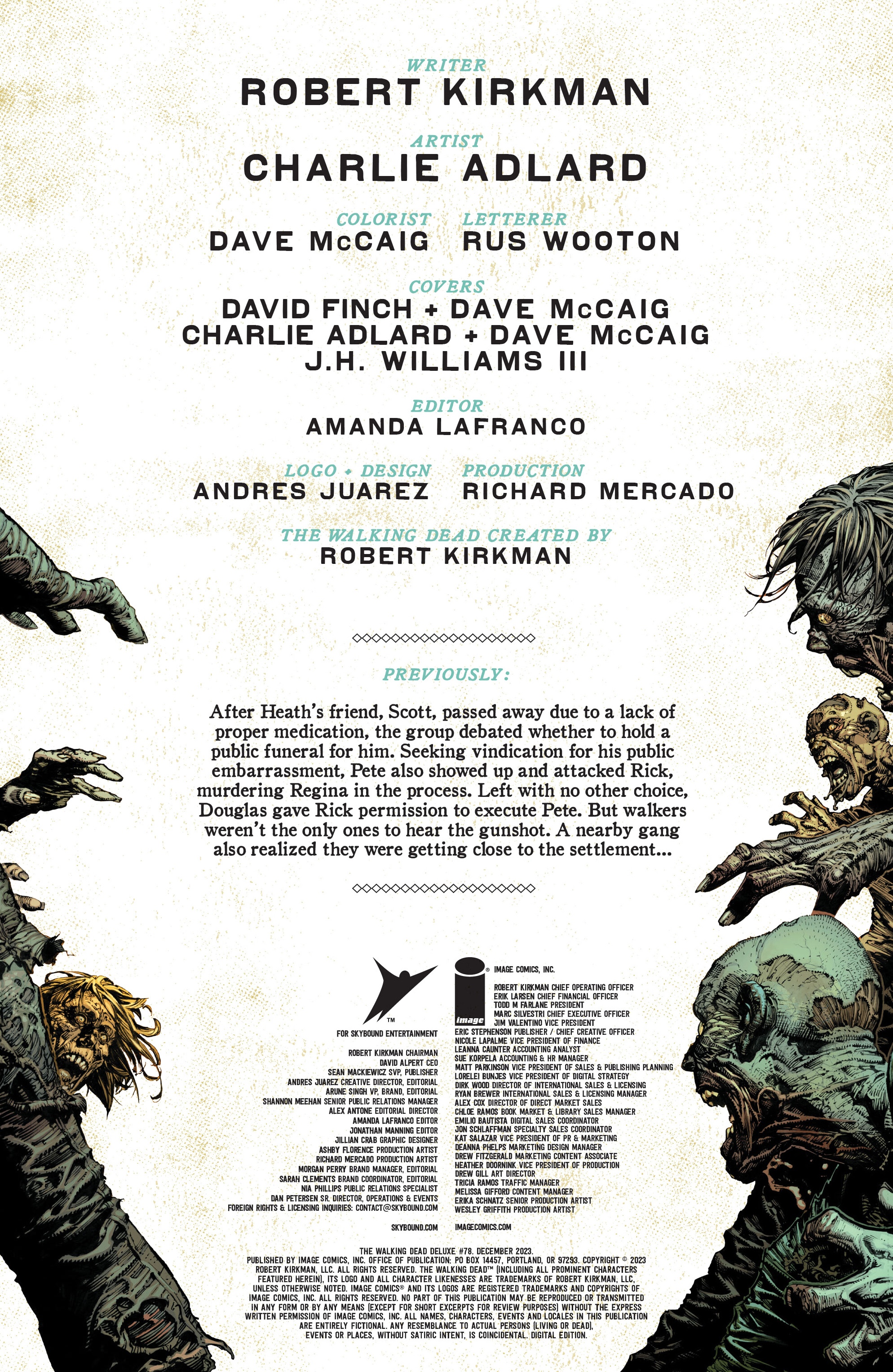 Read online The Walking Dead Deluxe comic -  Issue #78 - 2