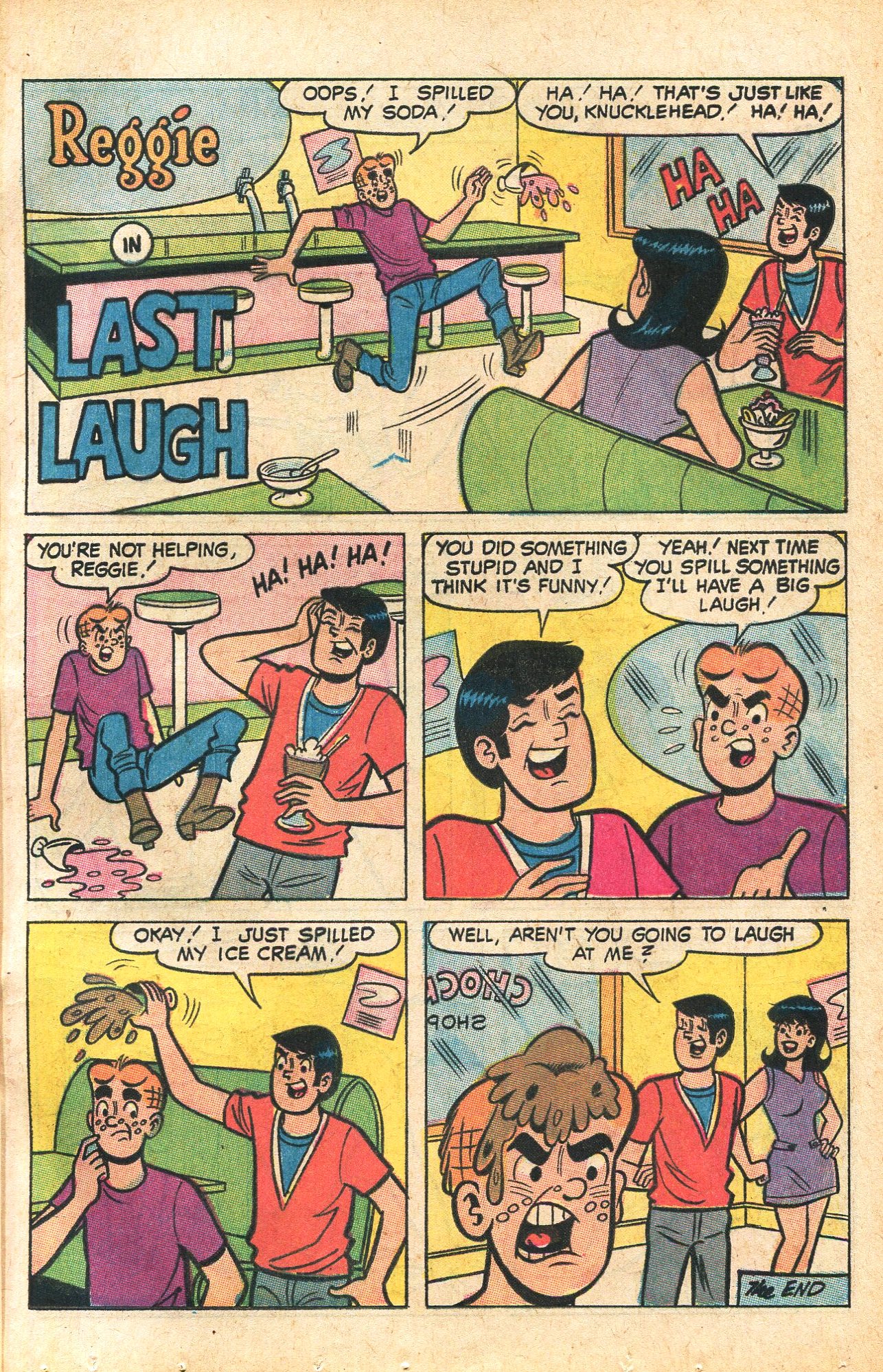 Read online Reggie's Wise Guy Jokes comic -  Issue #8 - 7
