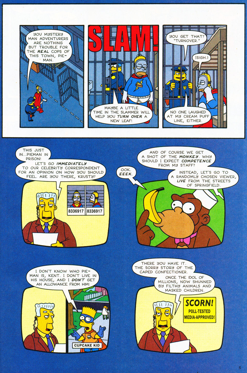 Read online Bongo Comics Presents Simpsons Super Spectacular comic -  Issue #1 - 6