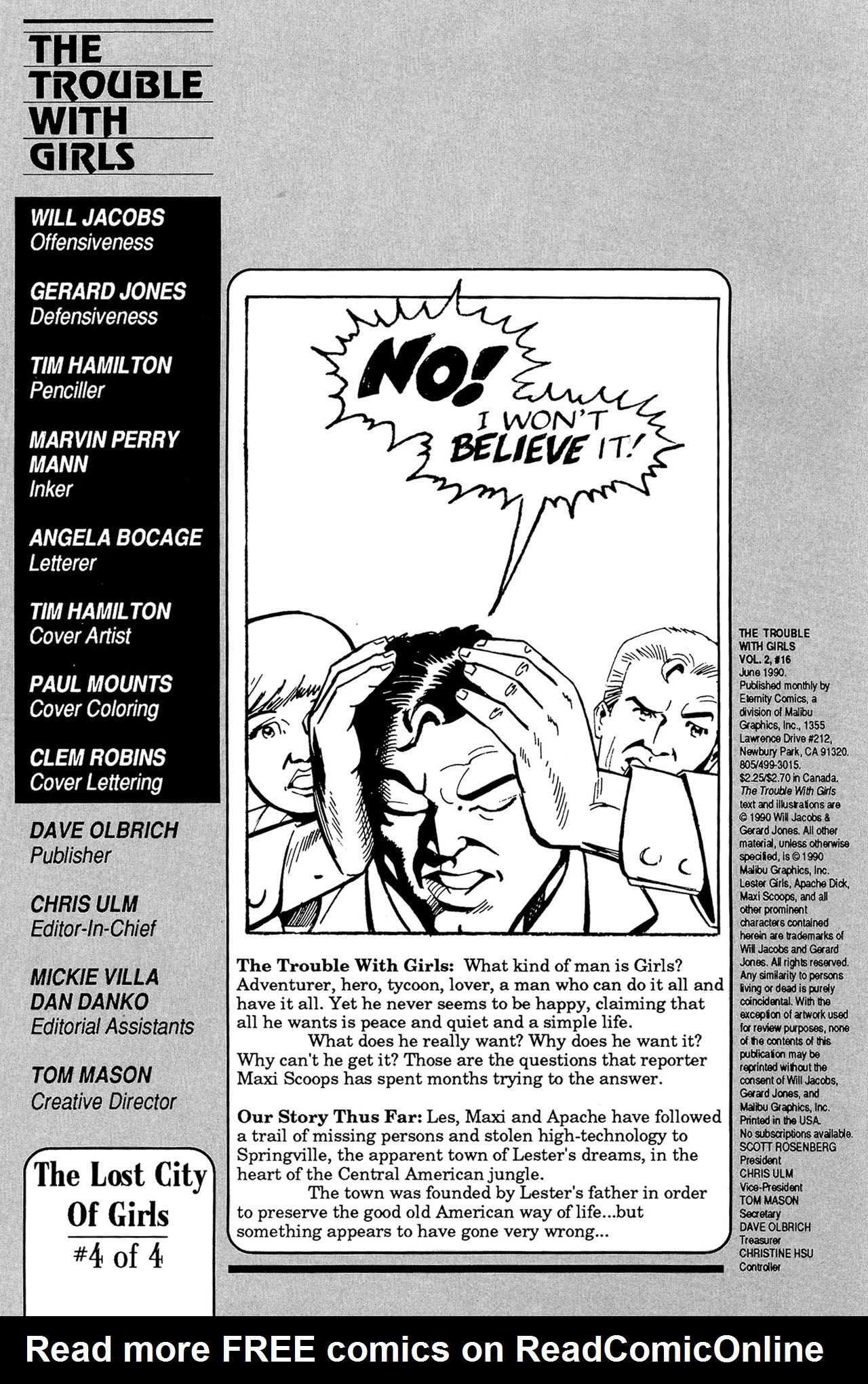 Read online The Trouble With Girls (1989) comic -  Issue #16 - 2