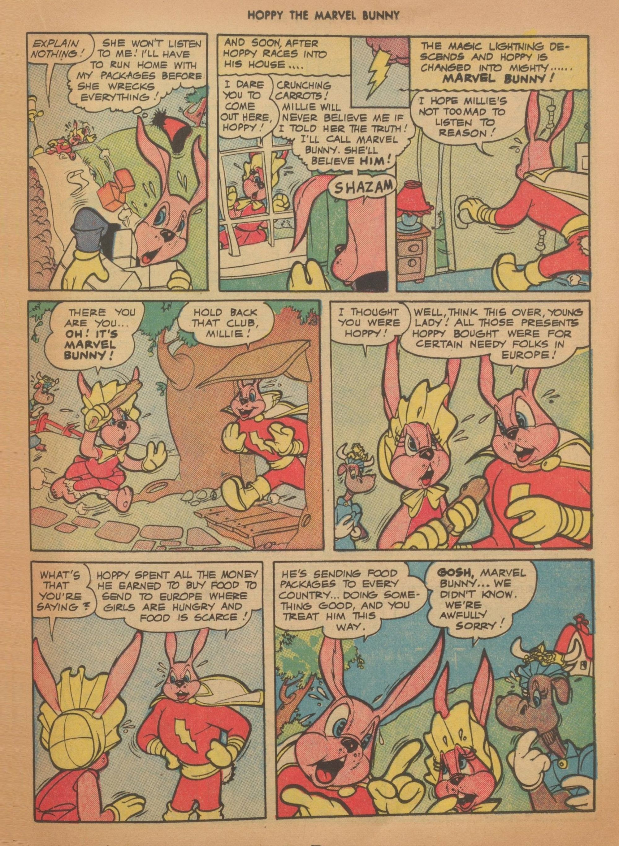 Read online Hoppy The Marvel Bunny comic -  Issue #14 - 17