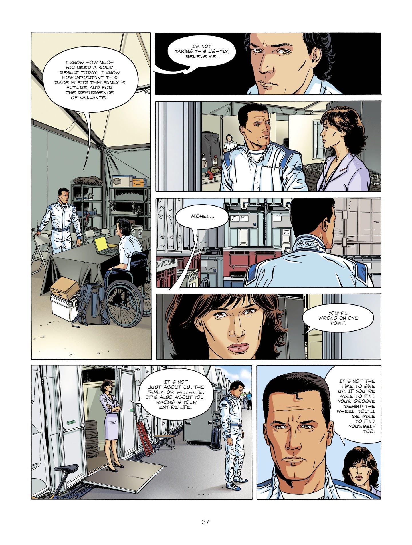Read online Michel Vaillant comic -  Issue #5 - 37