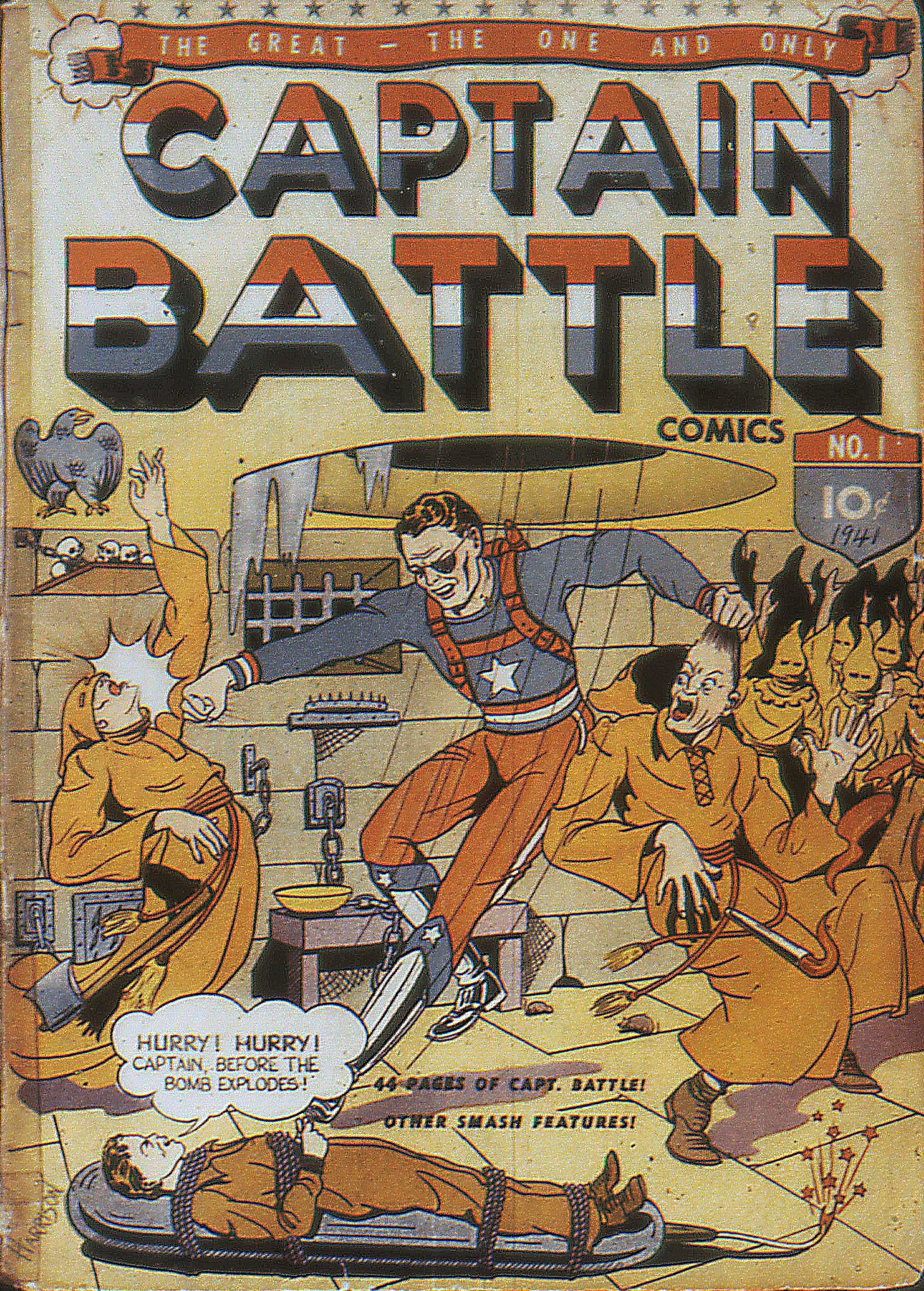 Read online Captain Battle Comics comic -  Issue #1 - 1