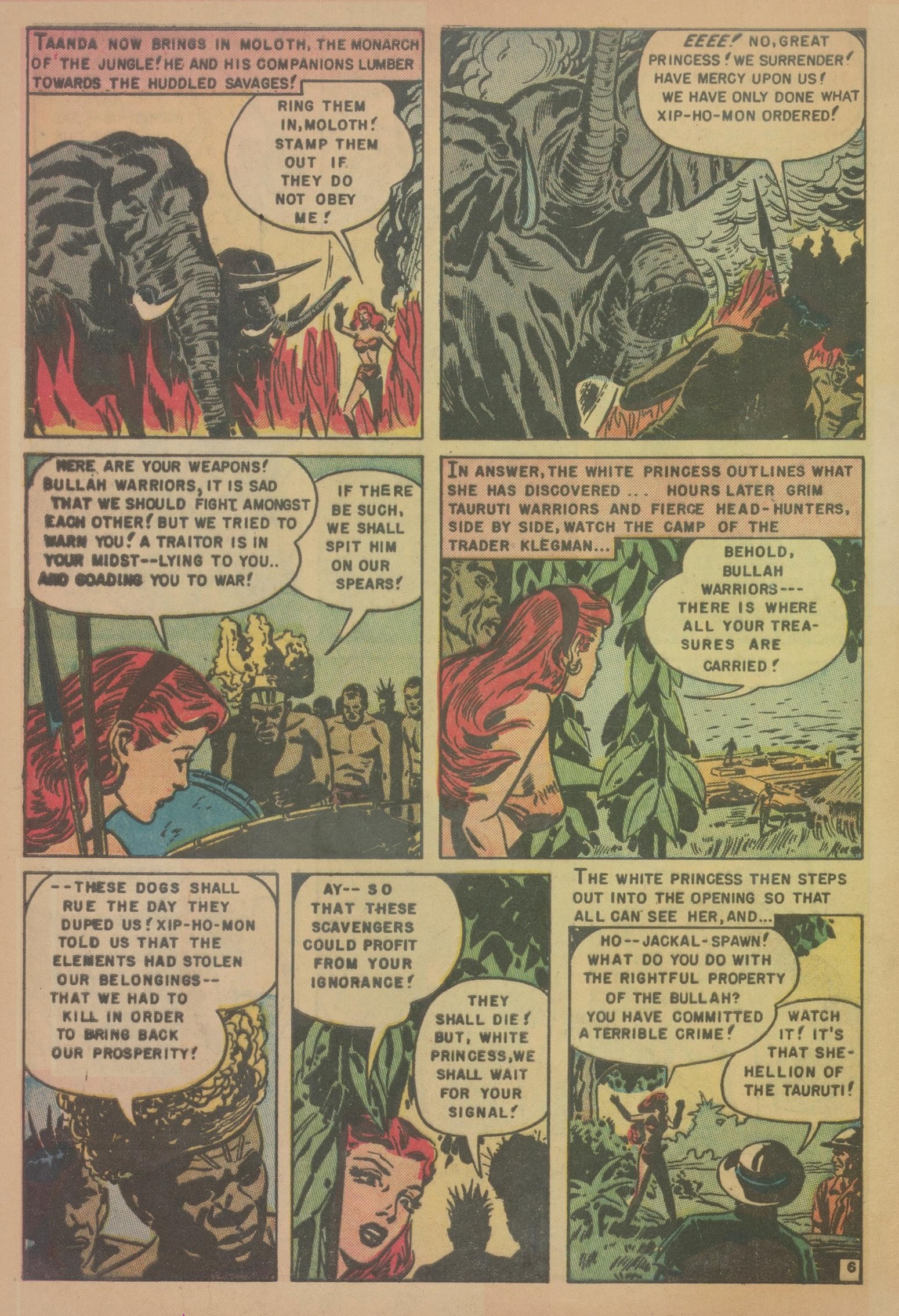 Read online Taanda White Princess of the Jungle comic -  Issue #4 - 8