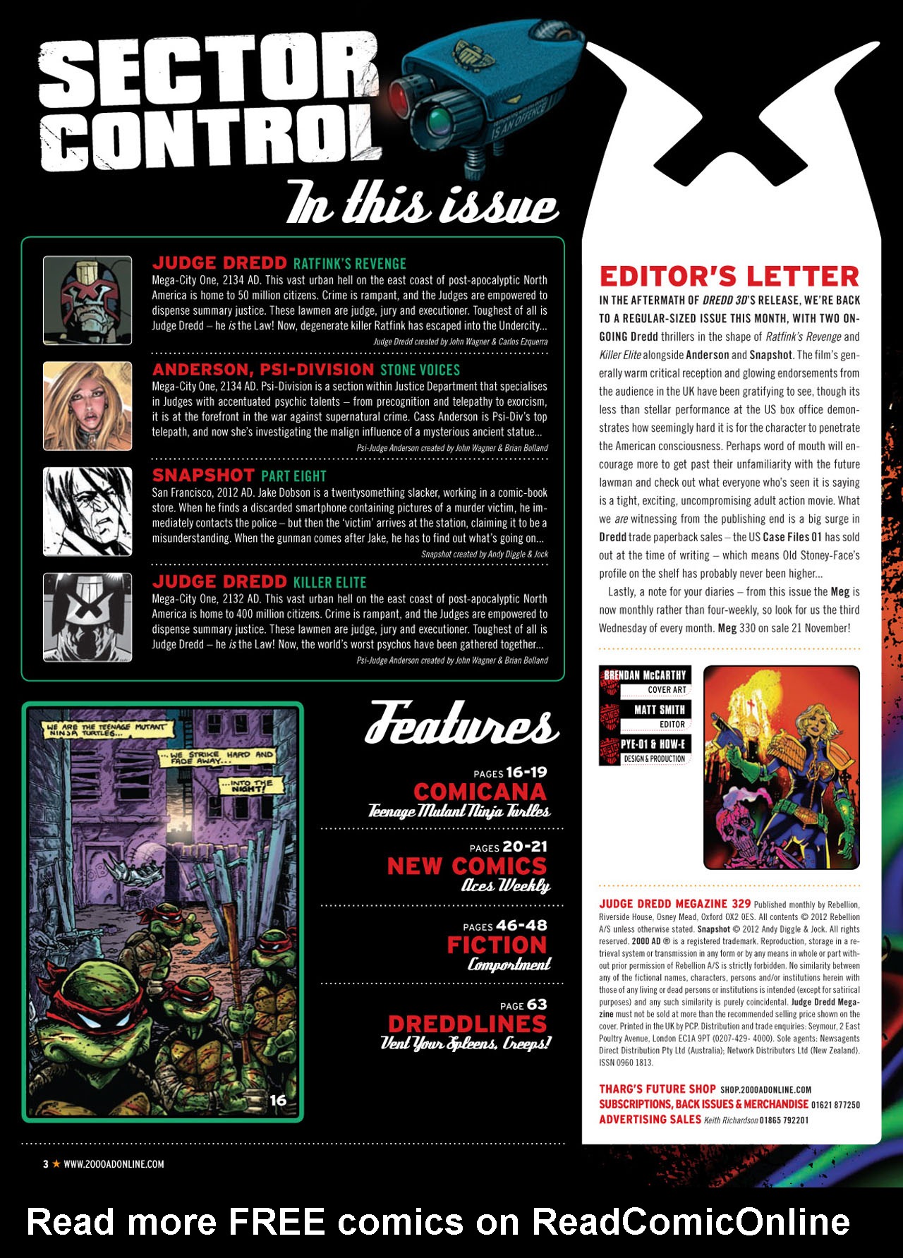Read online Judge Dredd Megazine (Vol. 5) comic -  Issue #329 - 3