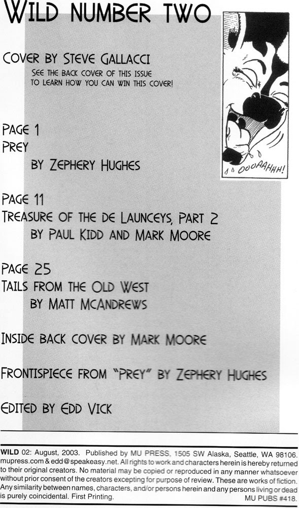 Read online Wild! (2003) comic -  Issue #2 - 2