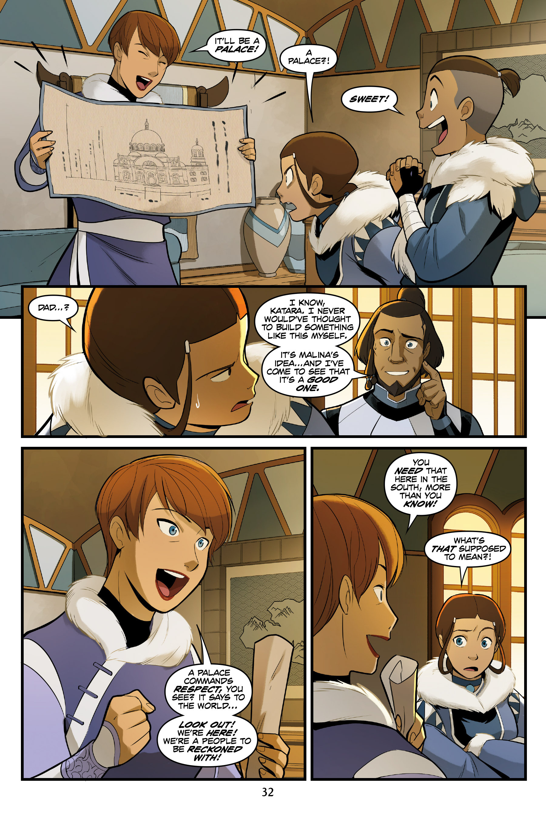 Read online Nickelodeon Avatar: The Last Airbender - North and South comic -  Issue #1 - 32