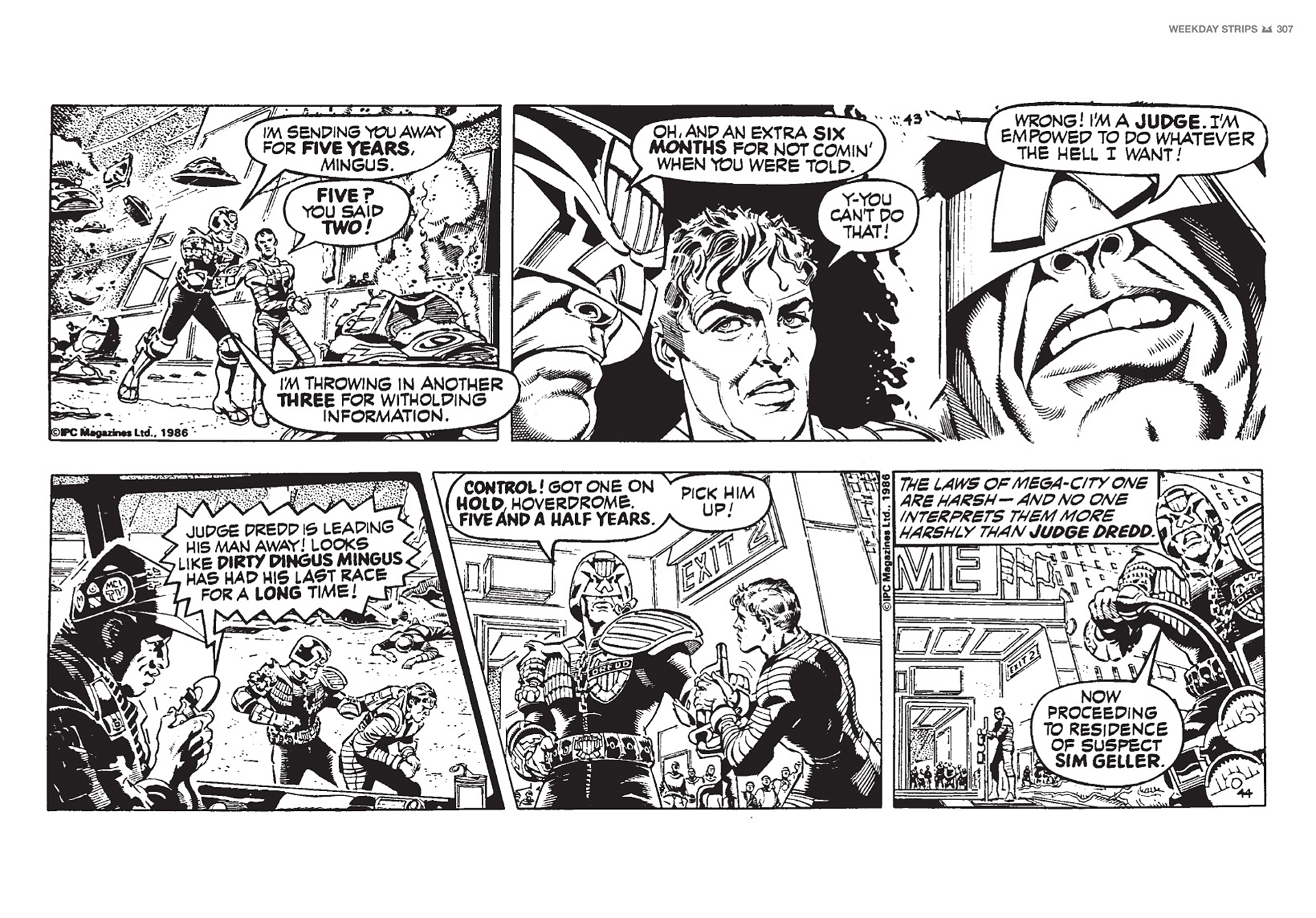 Read online Judge Dredd: The Daily Dredds comic -  Issue # TPB 1 - 310