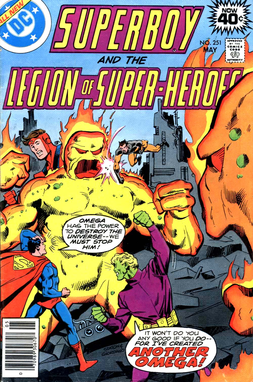 Read online Superboy and the Legion of Super-Heroes (1977) comic -  Issue #251 - 1