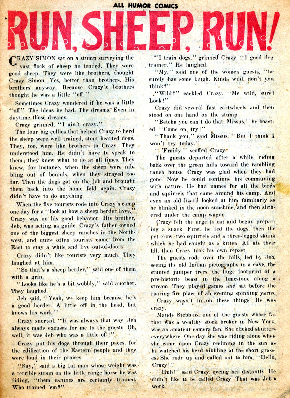 Read online All Humor Comics comic -  Issue #4 - 37