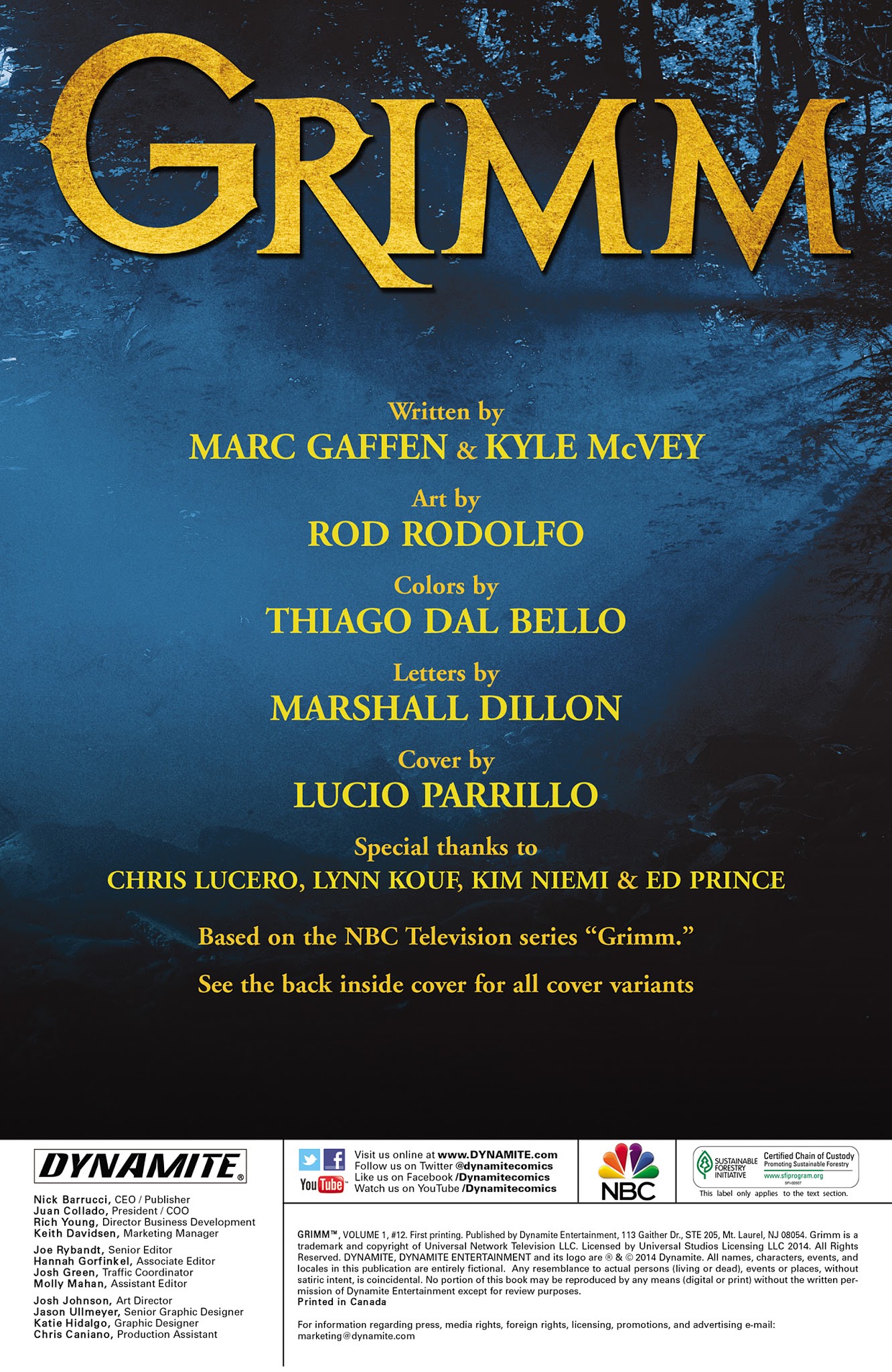 Read online Grimm (2013) comic -  Issue #12 - 2