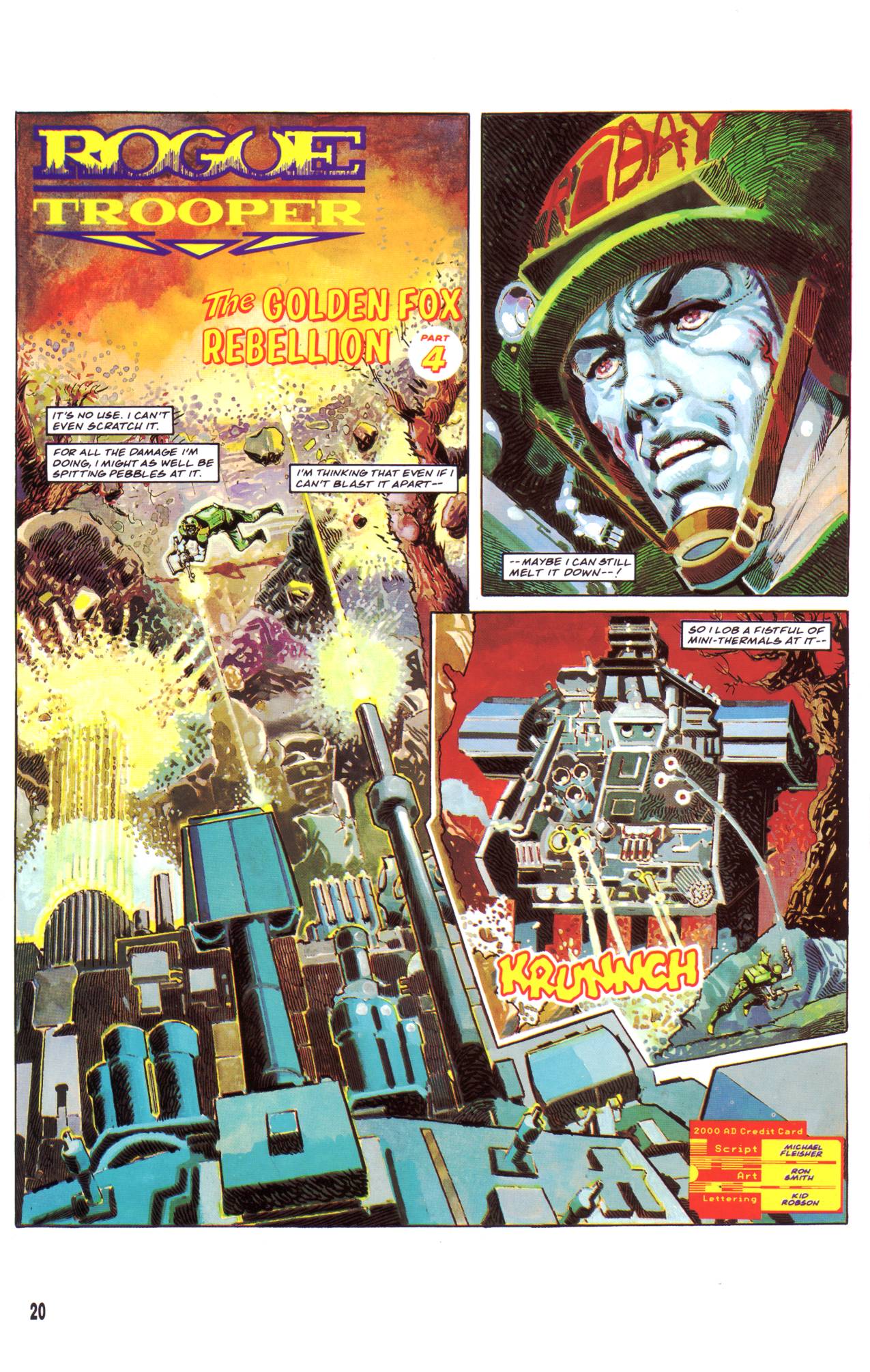 Read online Rogue Trooper:  The Final Warrior comic -  Issue #1 - 21