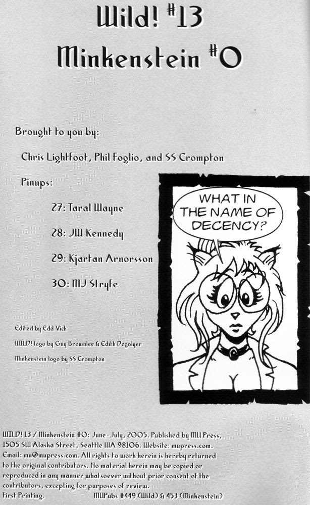 Read online Wild! (2003) comic -  Issue #13 - 2