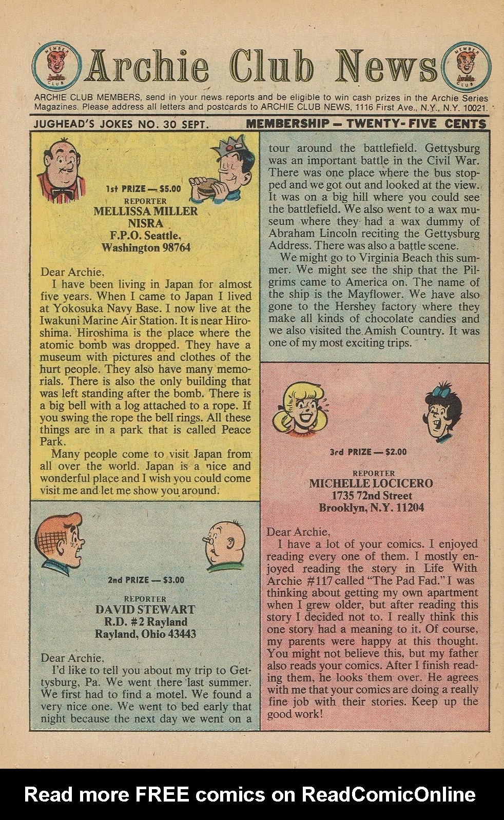 Read online Jughead's Jokes comic -  Issue #30 - 41