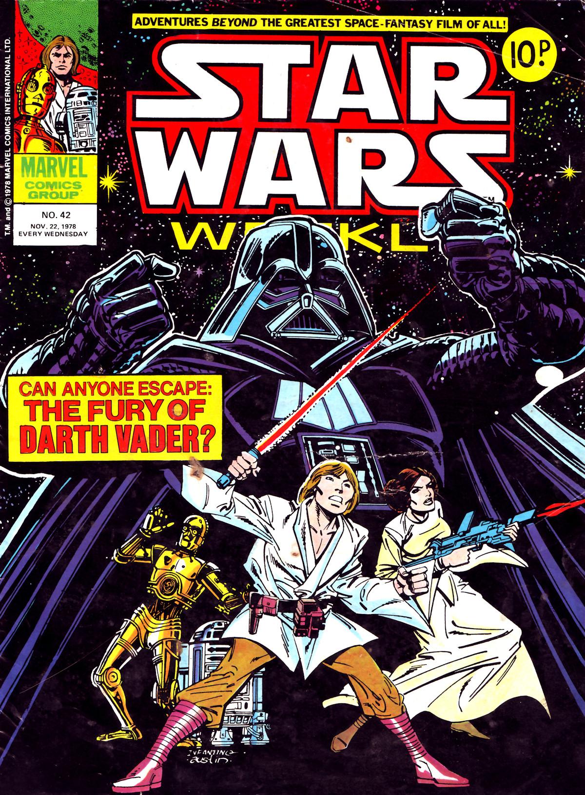 Read online Star Wars Weekly comic -  Issue #42 - 1