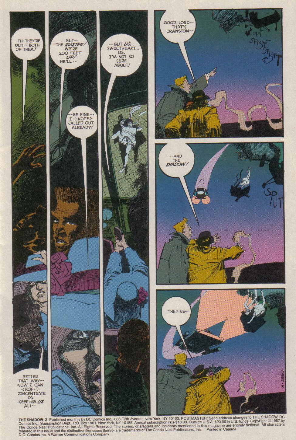 Read online The Shadow (1987) comic -  Issue #2 - 2