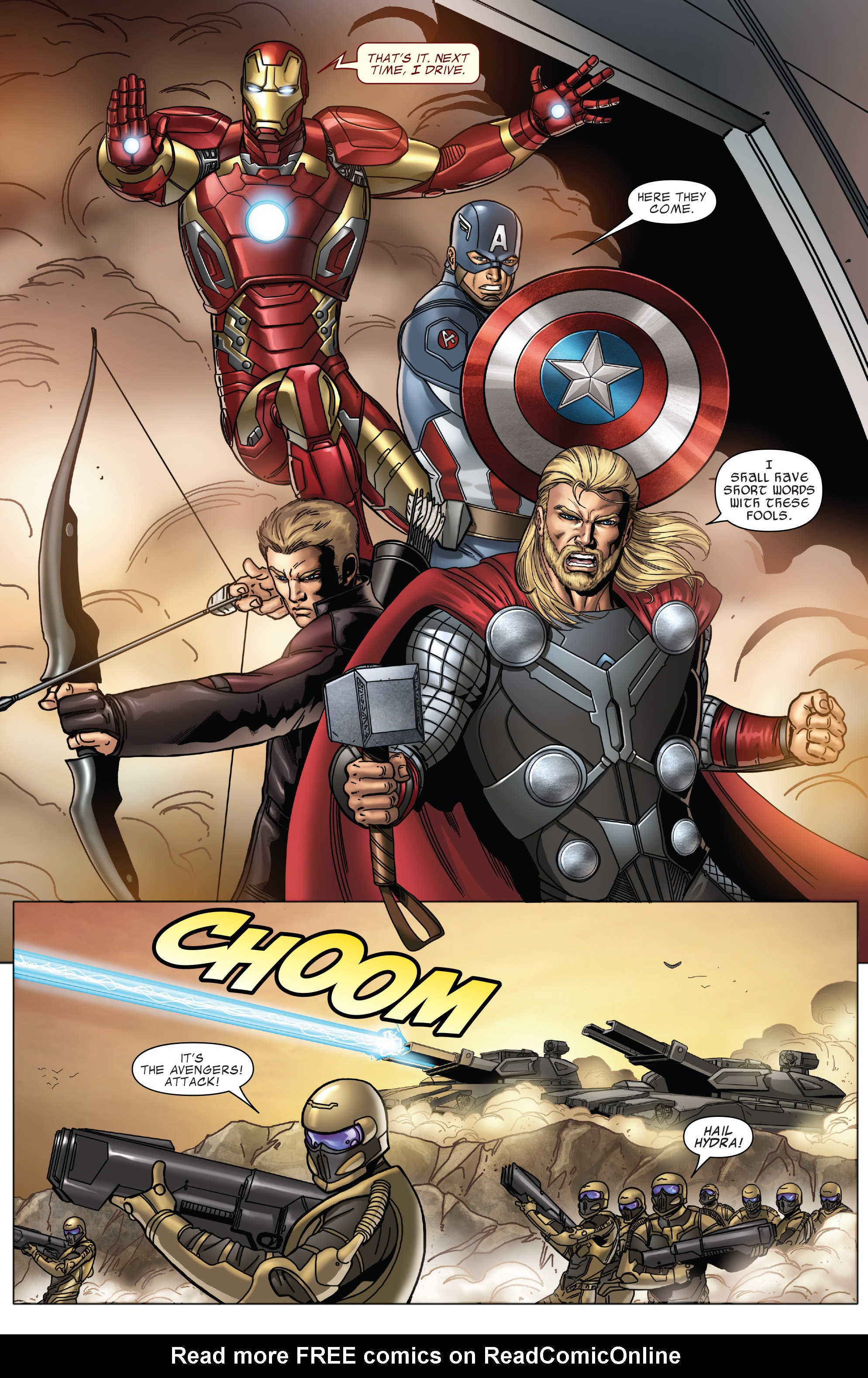 Read online Avengers: Operation Hydra comic -  Issue # Full - 12