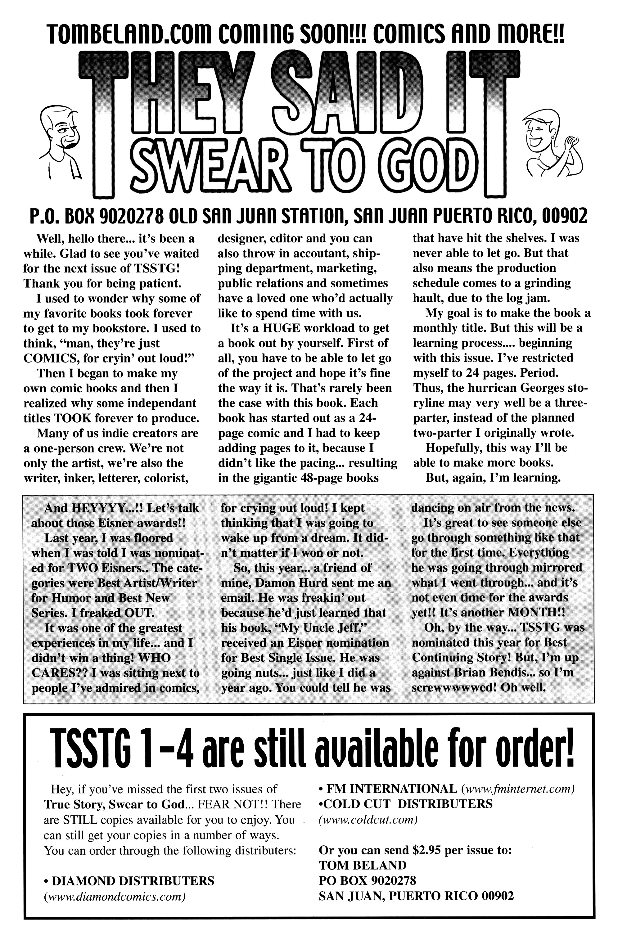 Read online True Story Swear To God (2000) comic -  Issue #5 - 27