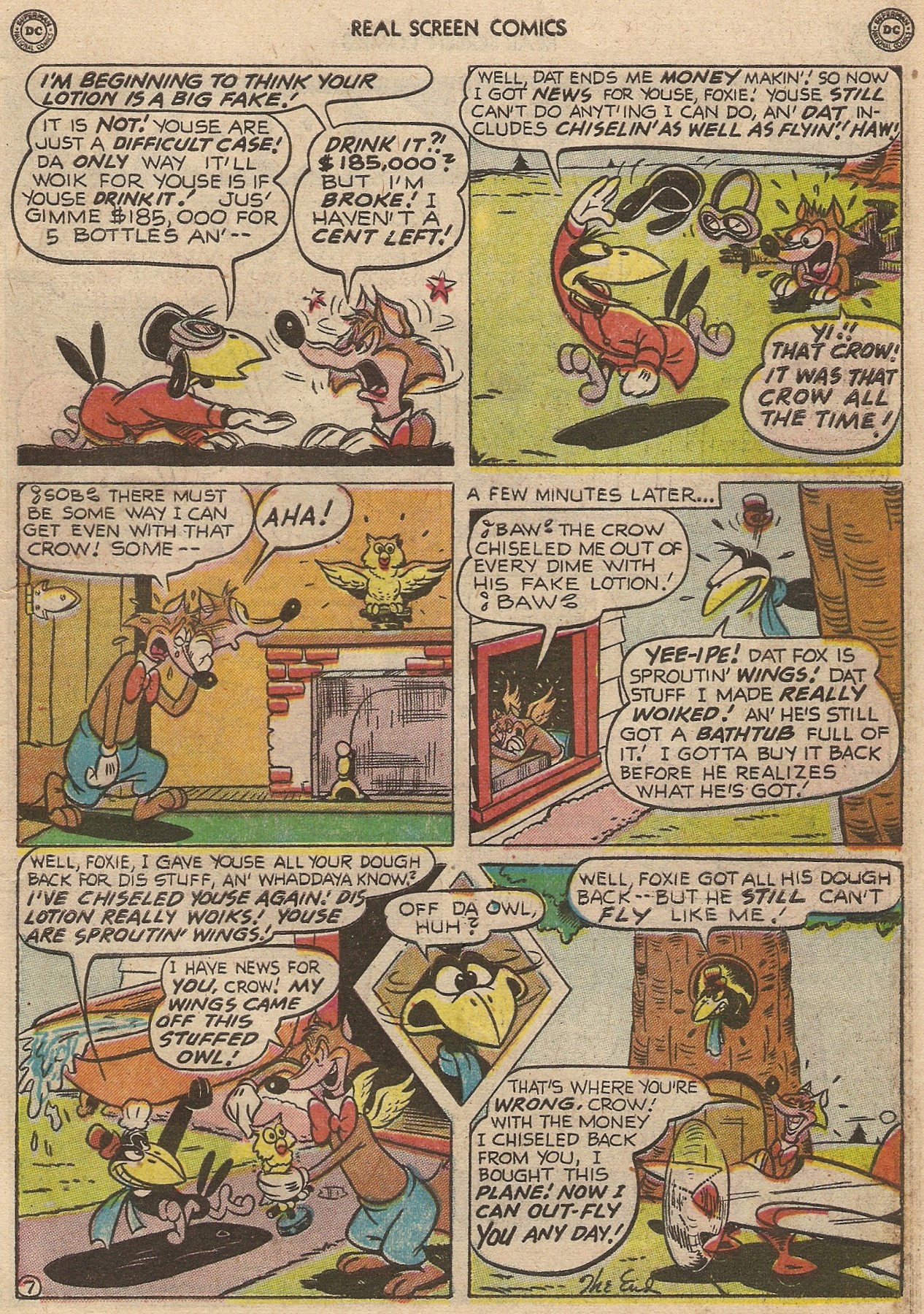 Read online Real Screen Comics comic -  Issue #36 - 9