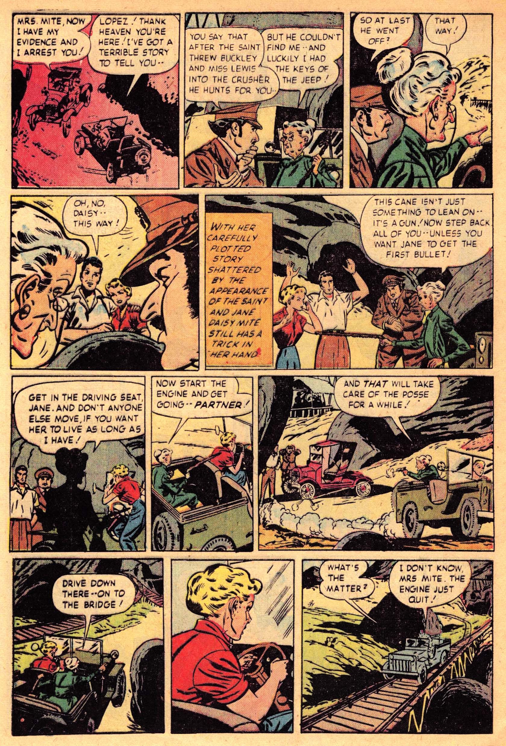 Read online The Saint (1947) comic -  Issue #11 - 32