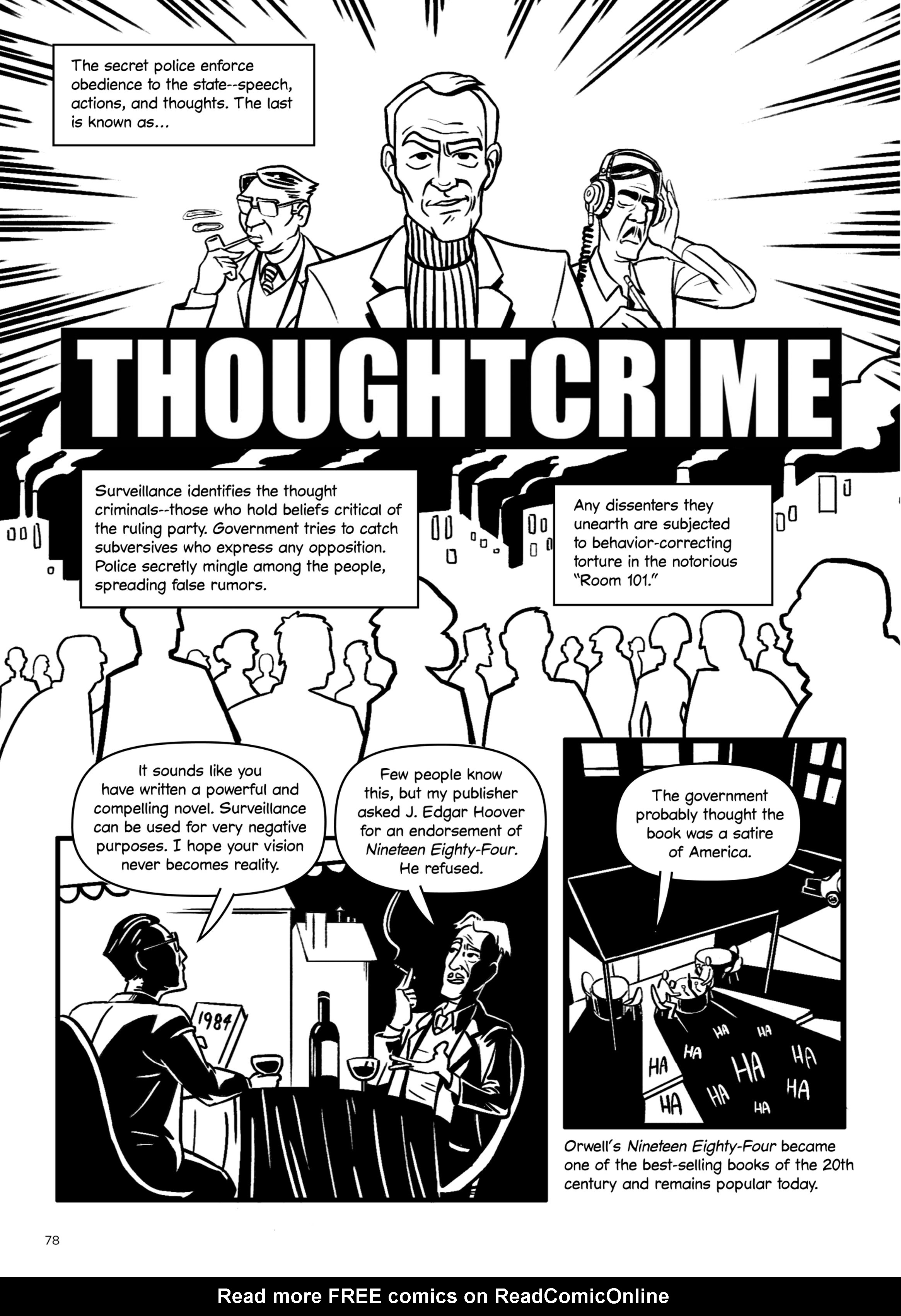 Read online The Machine Never Blinks: A Graphic History of Spying and Surveillance comic -  Issue # TPB - 88