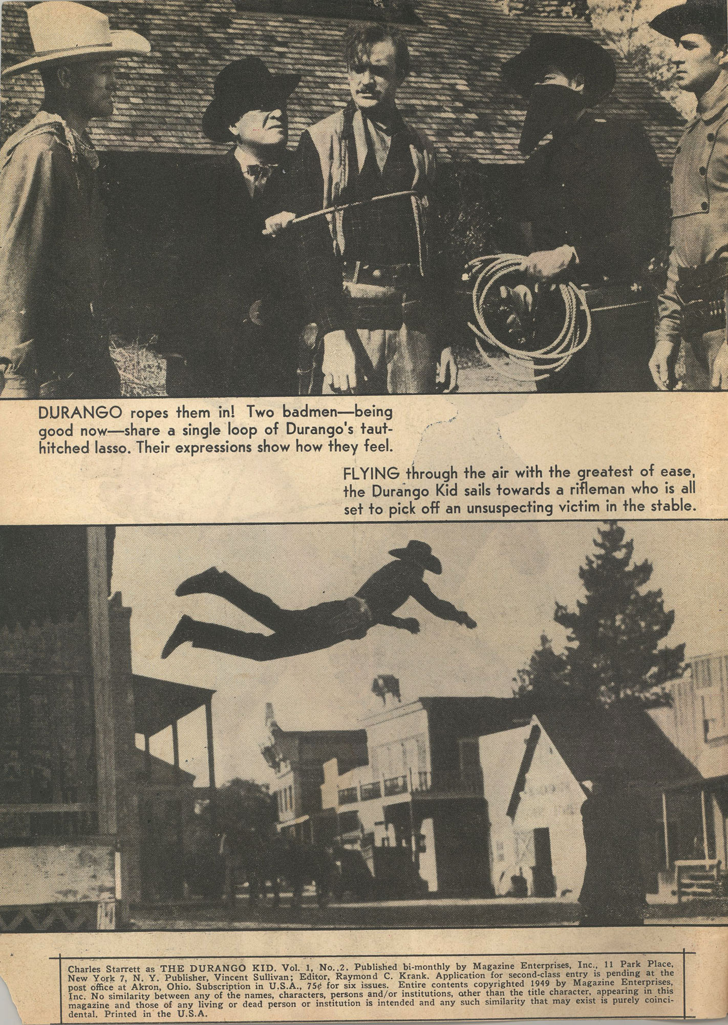 Read online Charles Starrett as The Durango Kid comic -  Issue #2 - 2