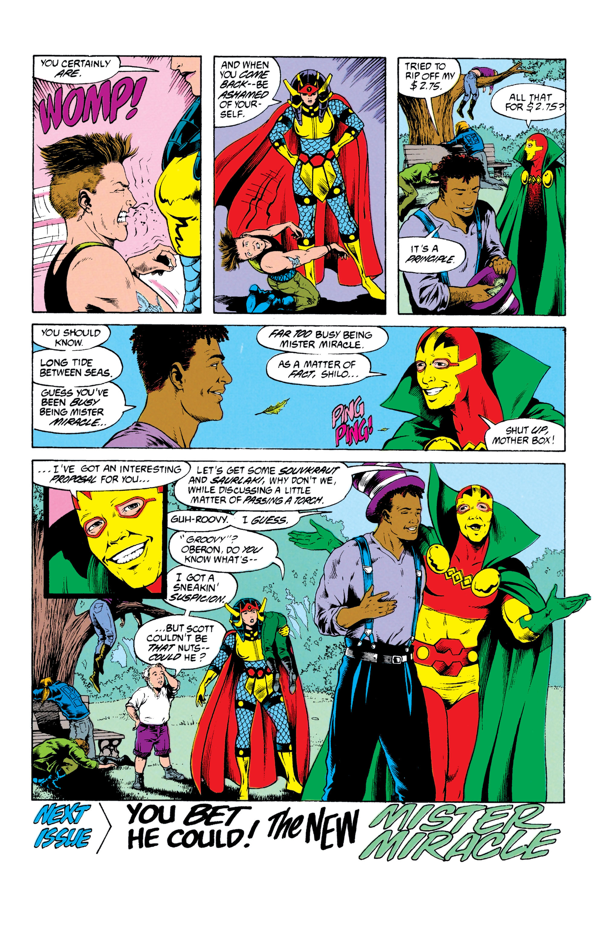 Read online Mister Miracle (1989) comic -  Issue #21 - 23