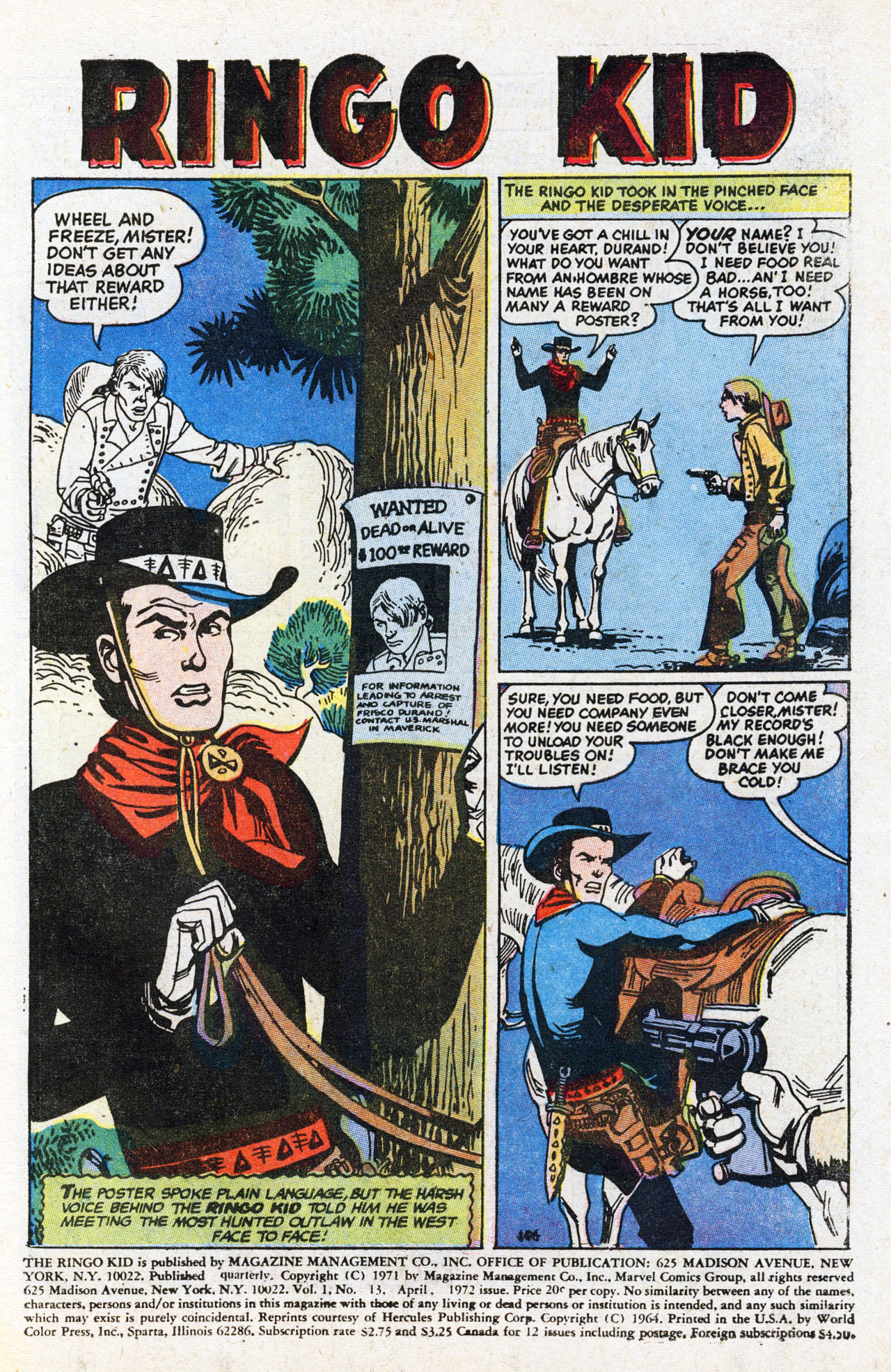 Read online Ringo Kid (1970) comic -  Issue #13 - 3