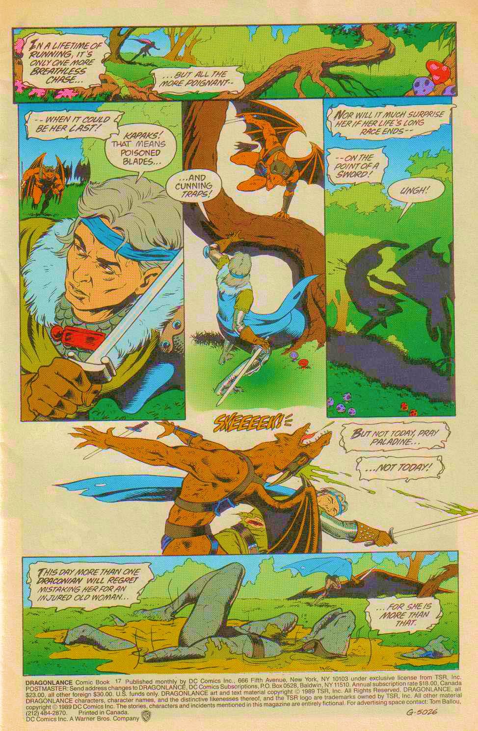 Read online Dragonlance comic -  Issue #17 - 2