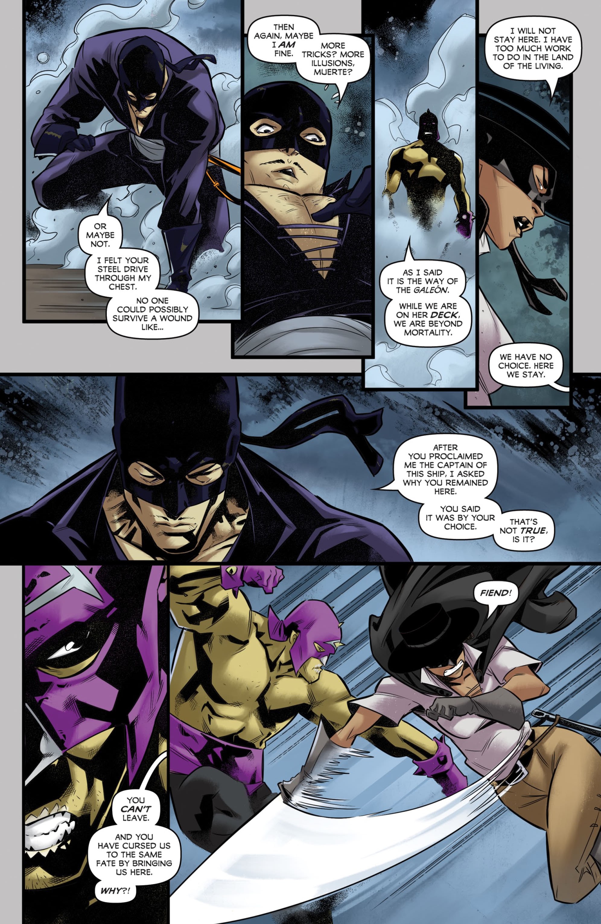 Read online Zorro: Galleon Of the Dead comic -  Issue #4 - 4