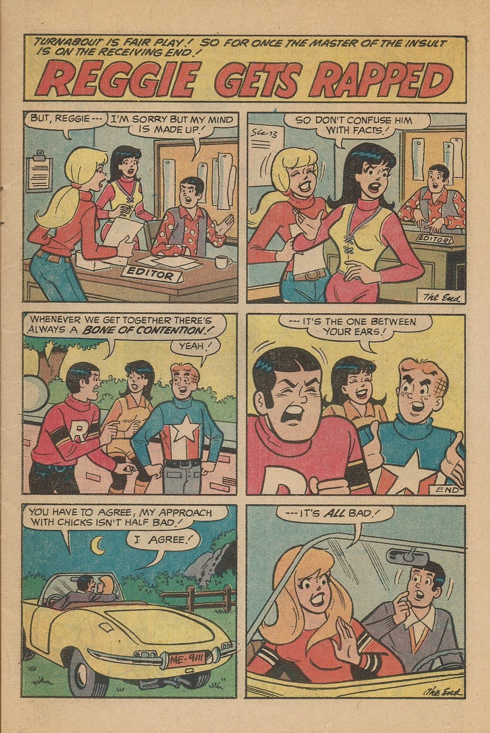 Read online Reggie's Wise Guy Jokes comic -  Issue #23 - 15