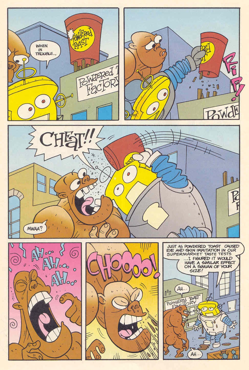 Read online Ren & Stimpy Show Special Powdered Toastman comic -  Issue # Full - 45