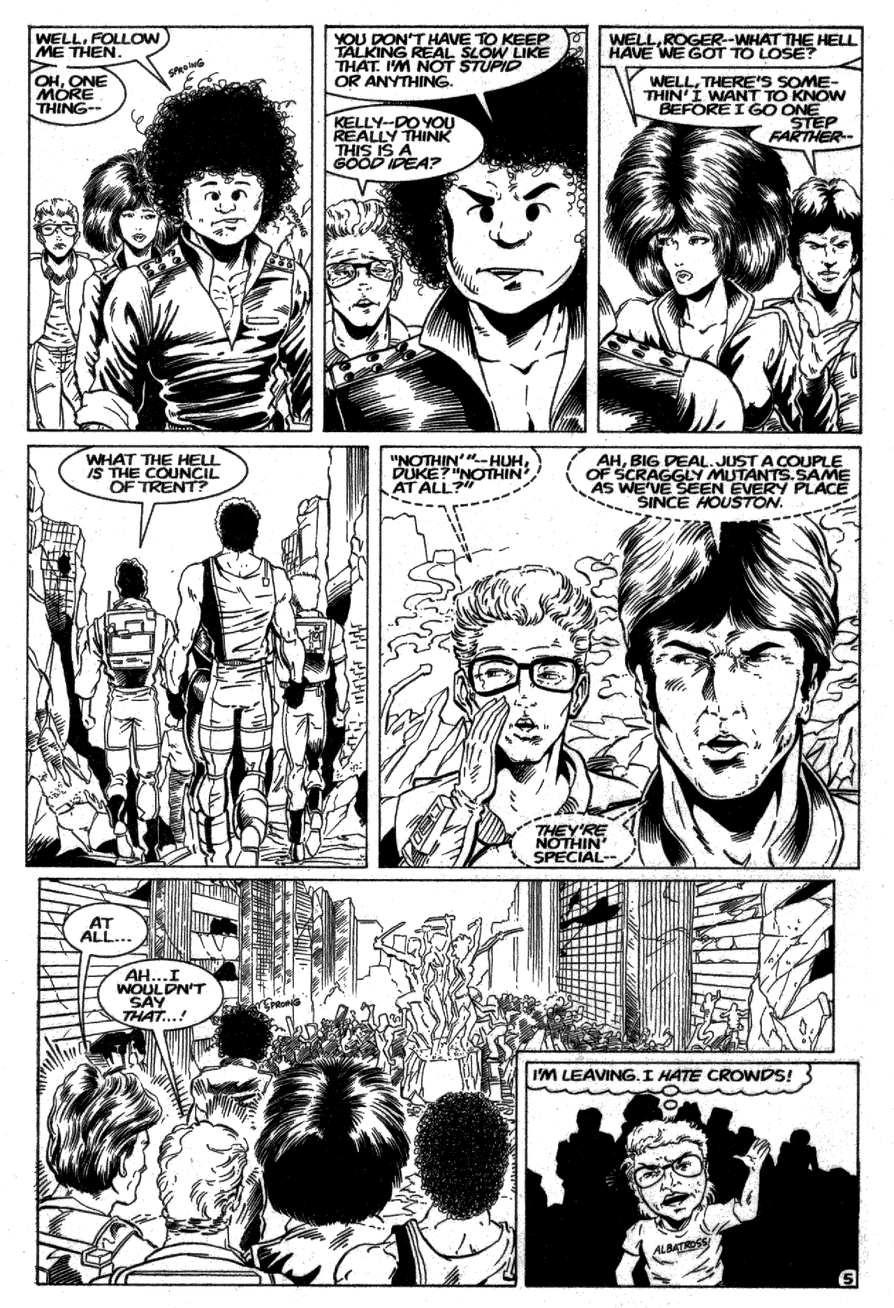 Read online Ex-Mutants (1986) comic -  Issue #5 - 8