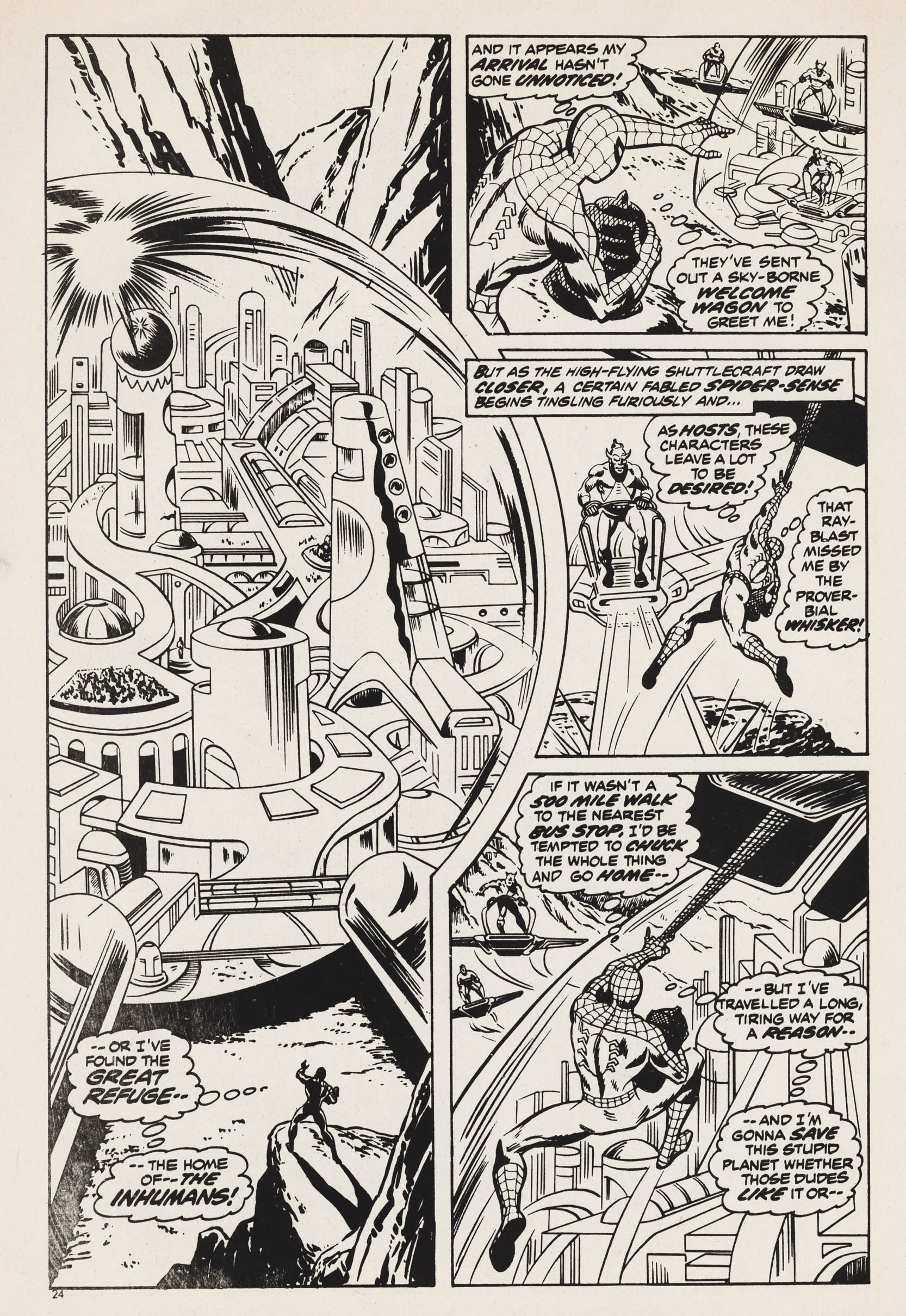 Read online Captain Britain (1976) comic -  Issue #30 - 24