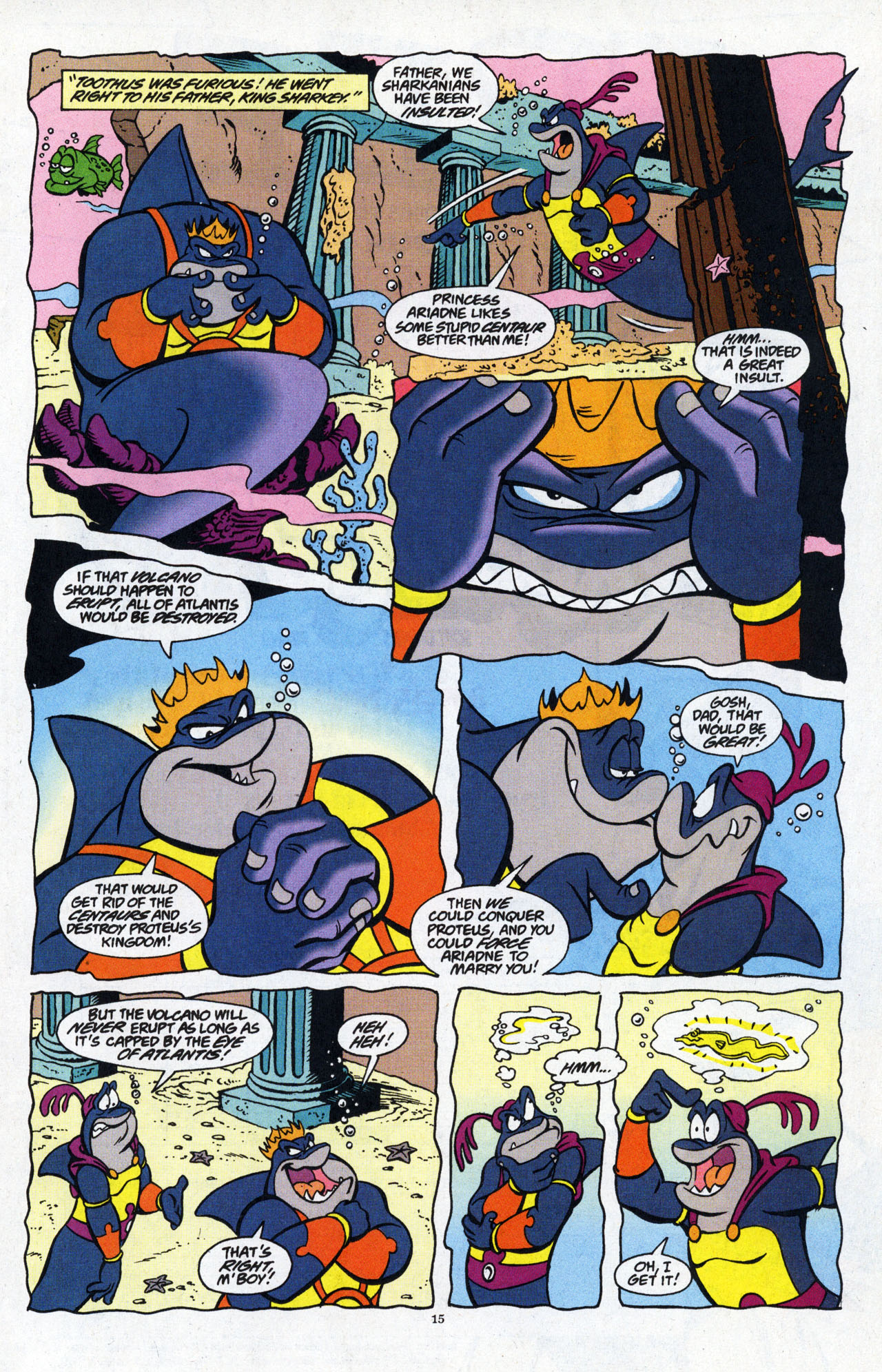 Read online Disney's The Little Mermaid comic -  Issue #12 - 16