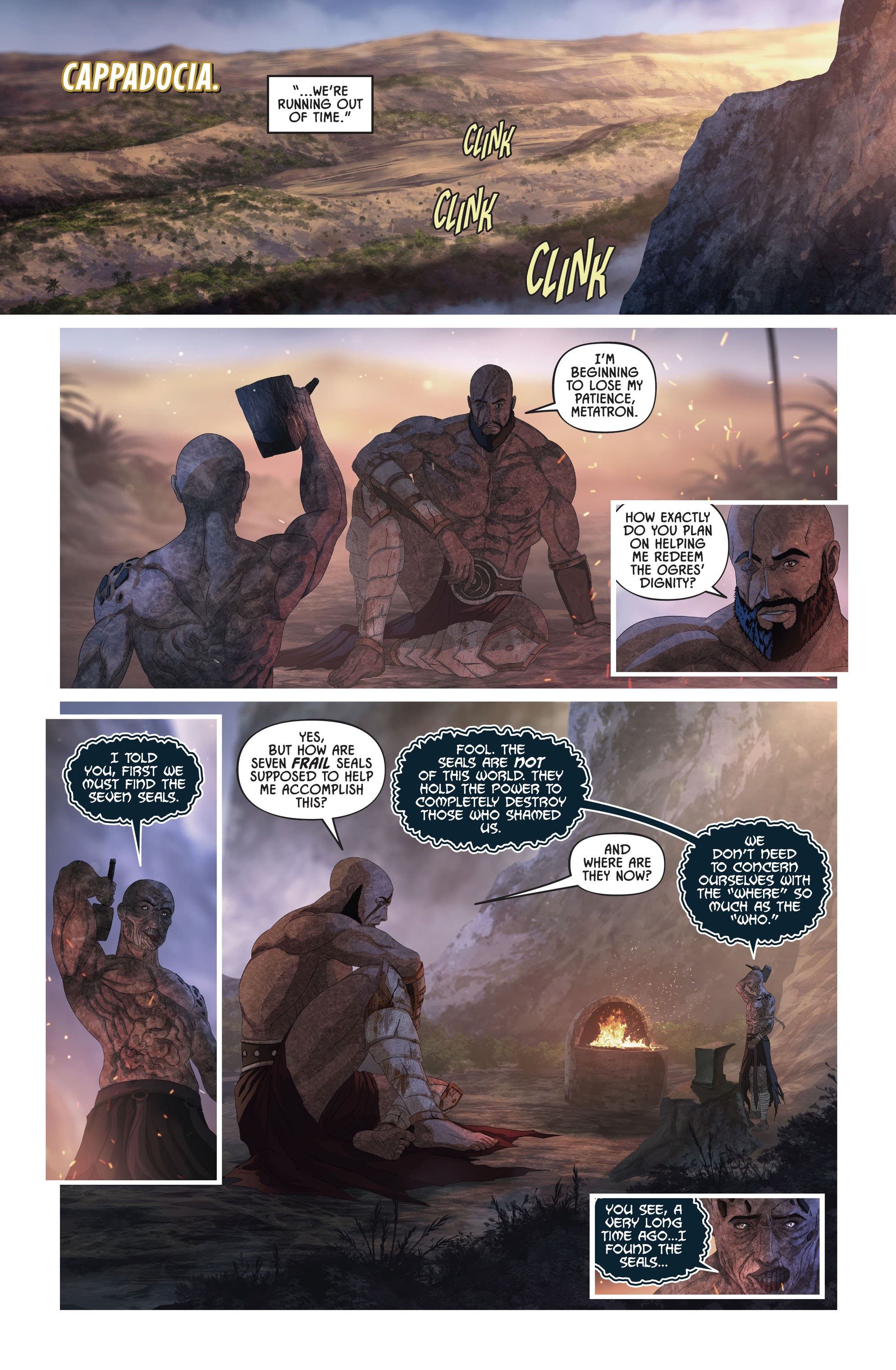 Read online Knights of the Golden Sun comic -  Issue #9 - 10