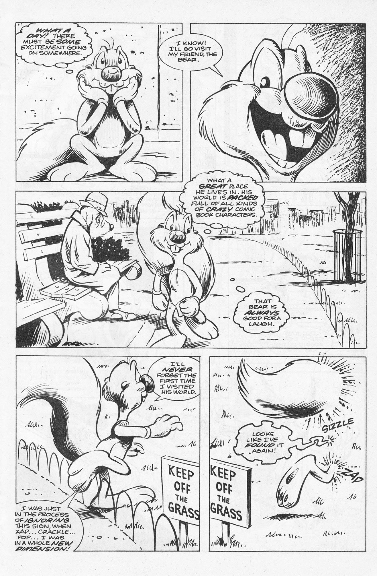 Read online Wacky Squirrel comic -  Issue #1 - 13