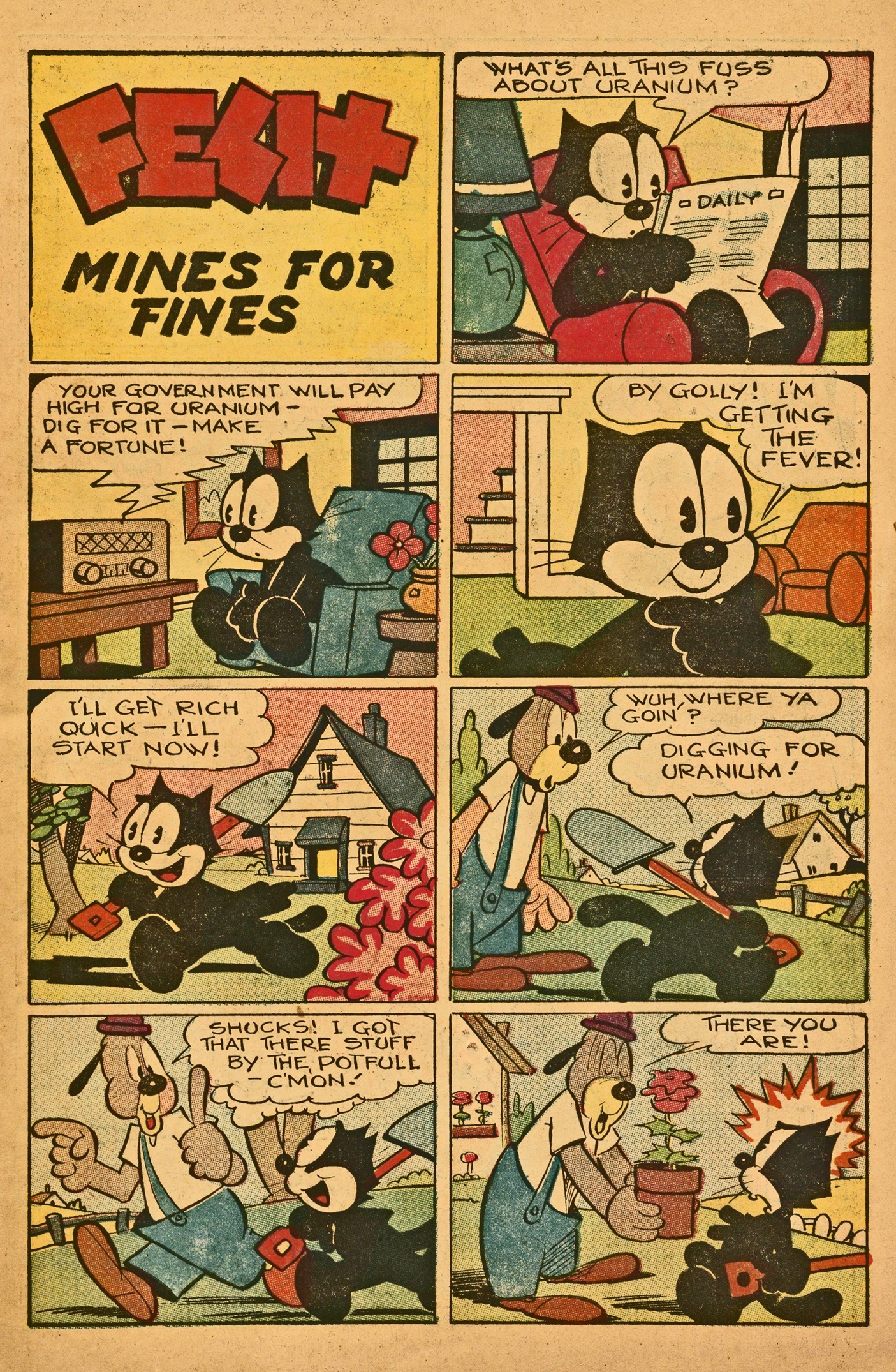 Read online Felix the Cat (1951) comic -  Issue #58 - 3