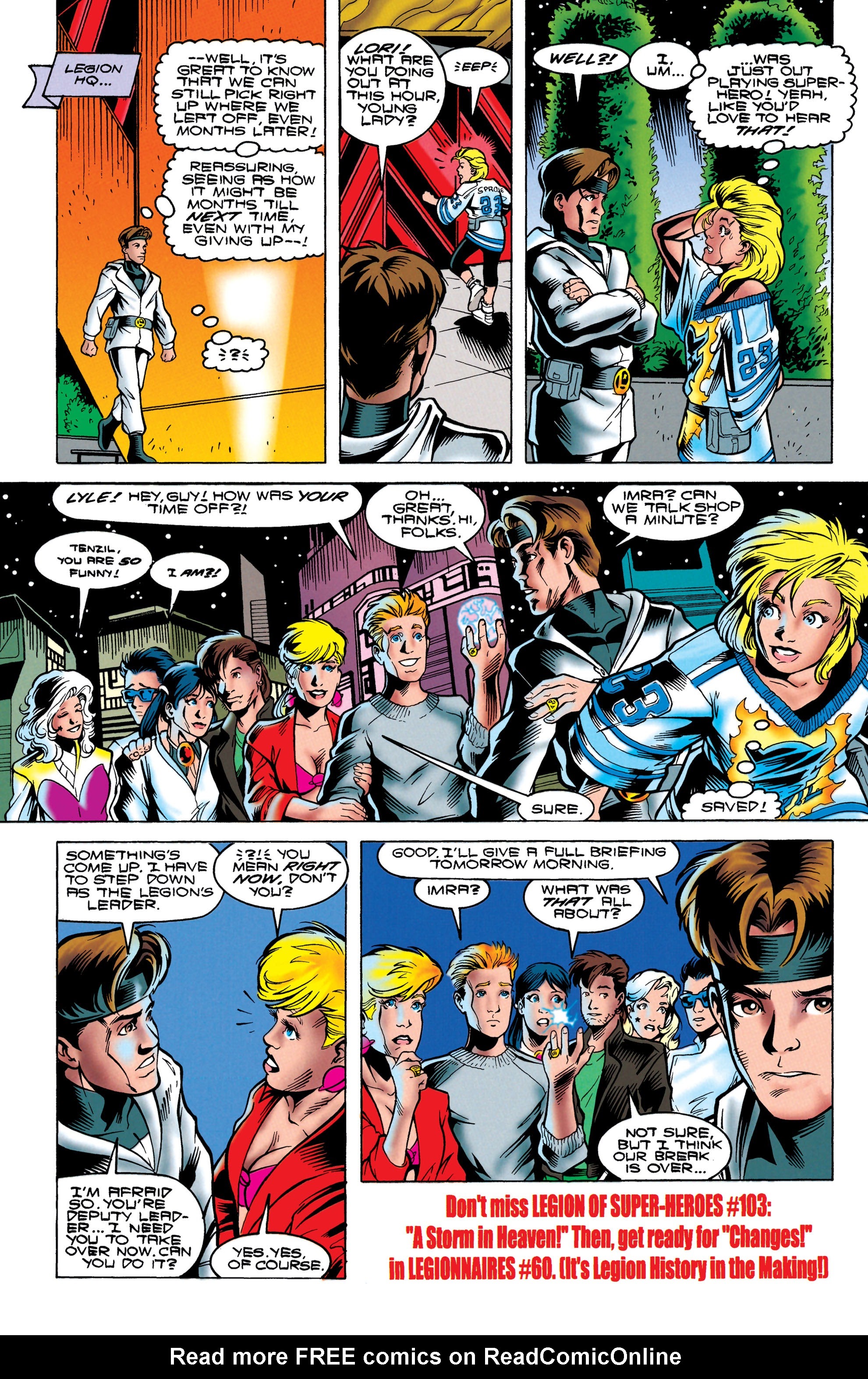 Read online Legionnaires comic -  Issue #59 - 22