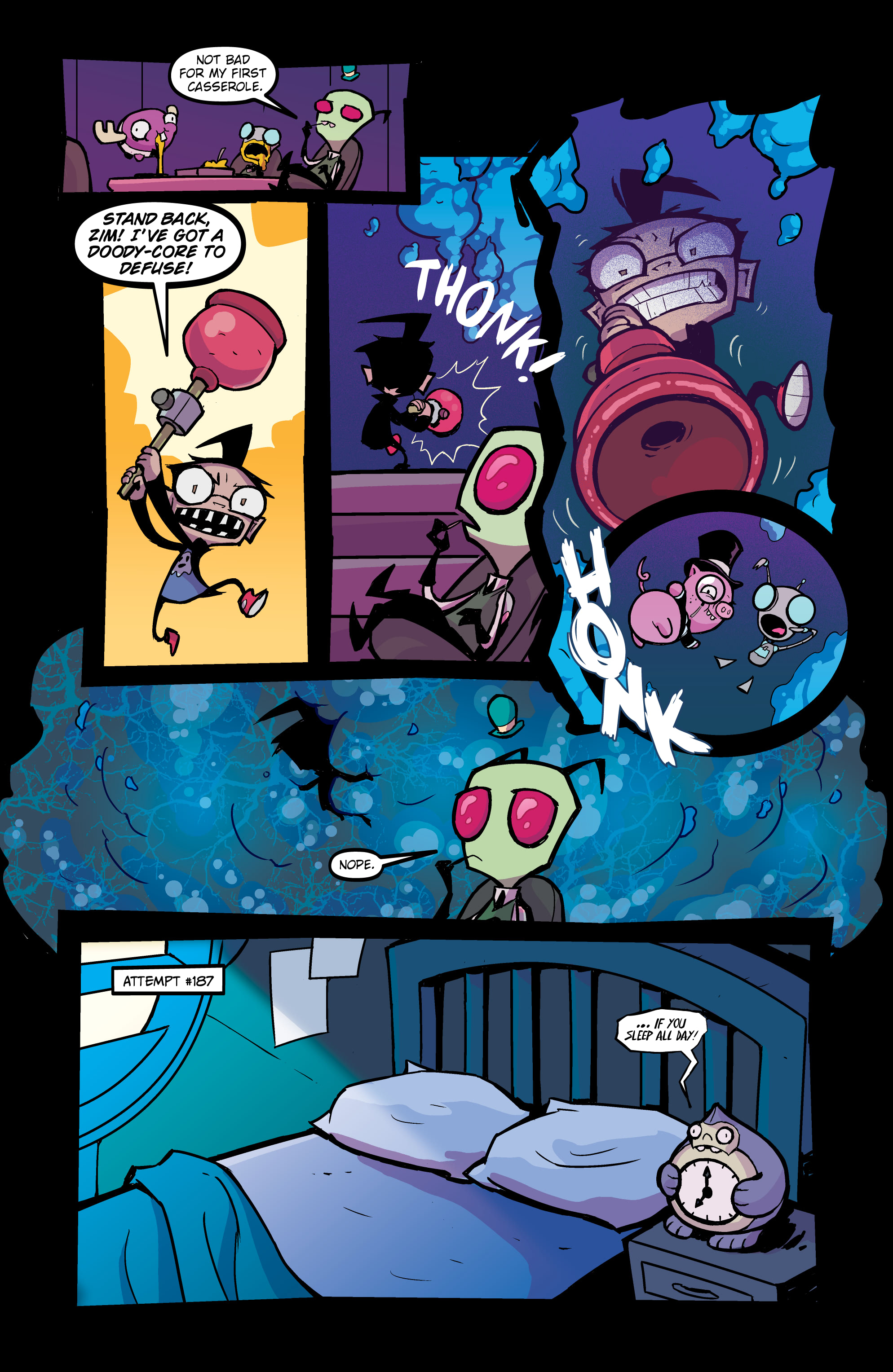 Read online Invader Zim: The Dookie Loop Horror comic -  Issue # Full - 25
