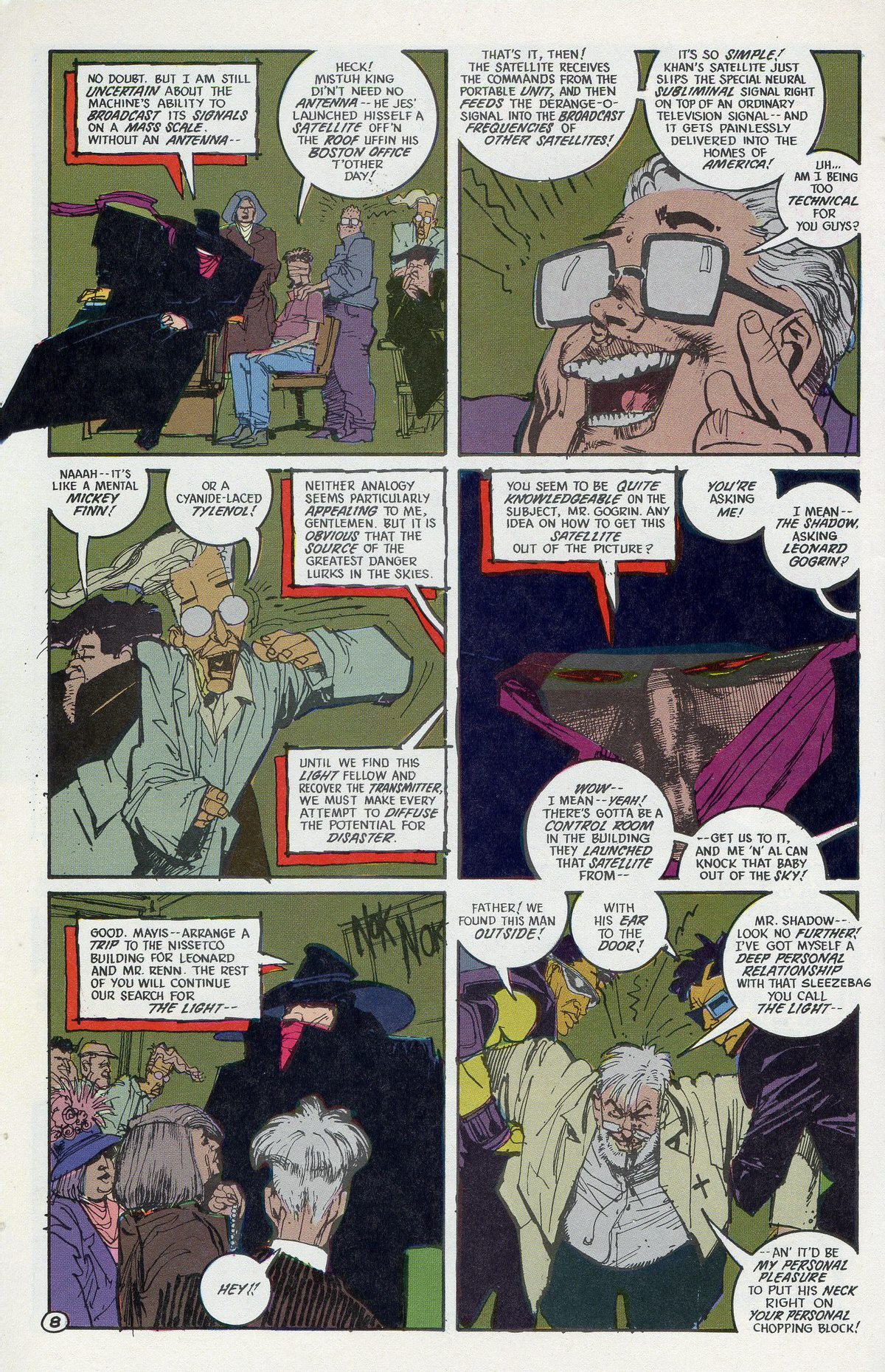Read online The Shadow (1987) comic -  Issue #6 - 10