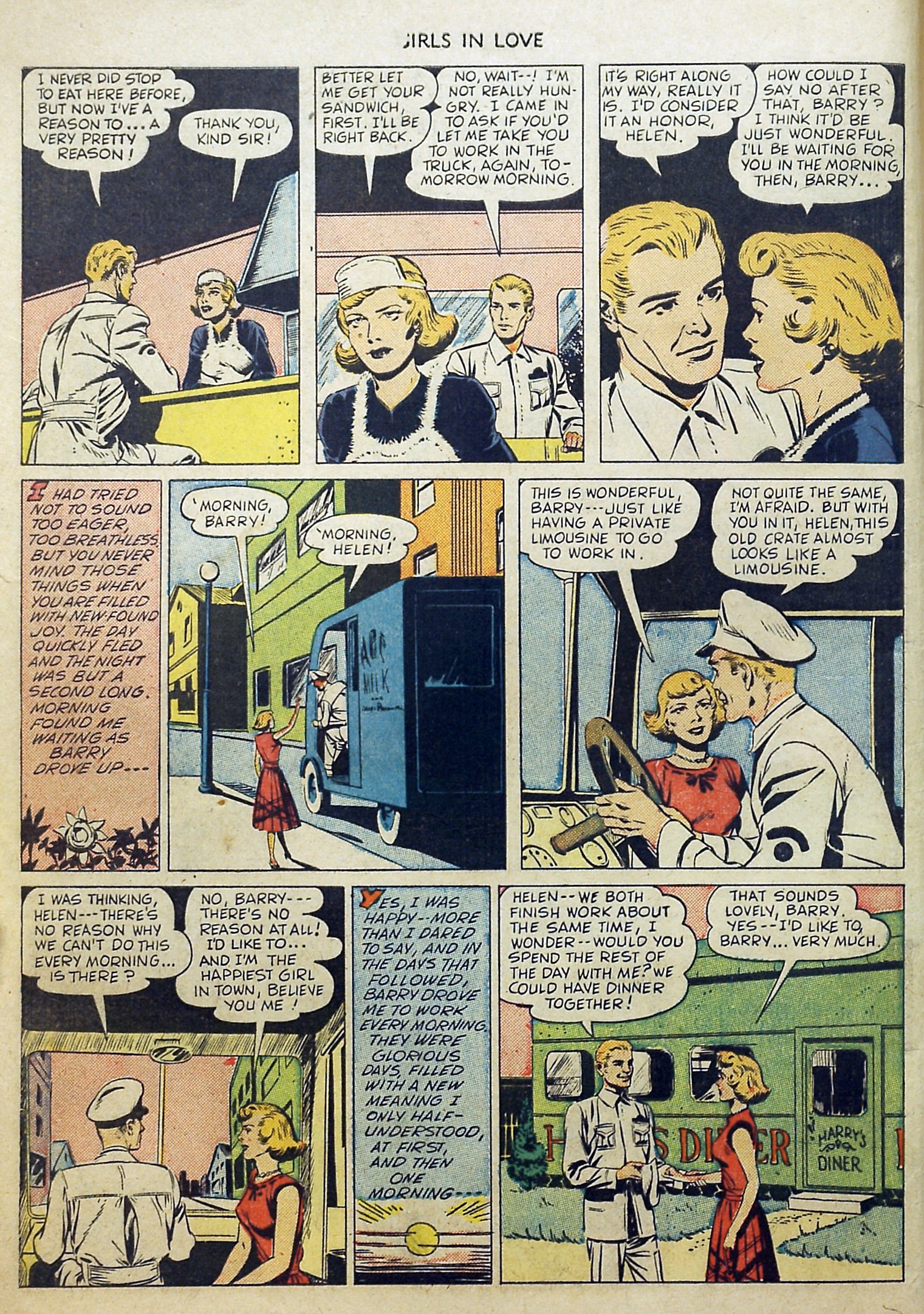 Read online Girls in Love (1950) comic -  Issue #2 - 6