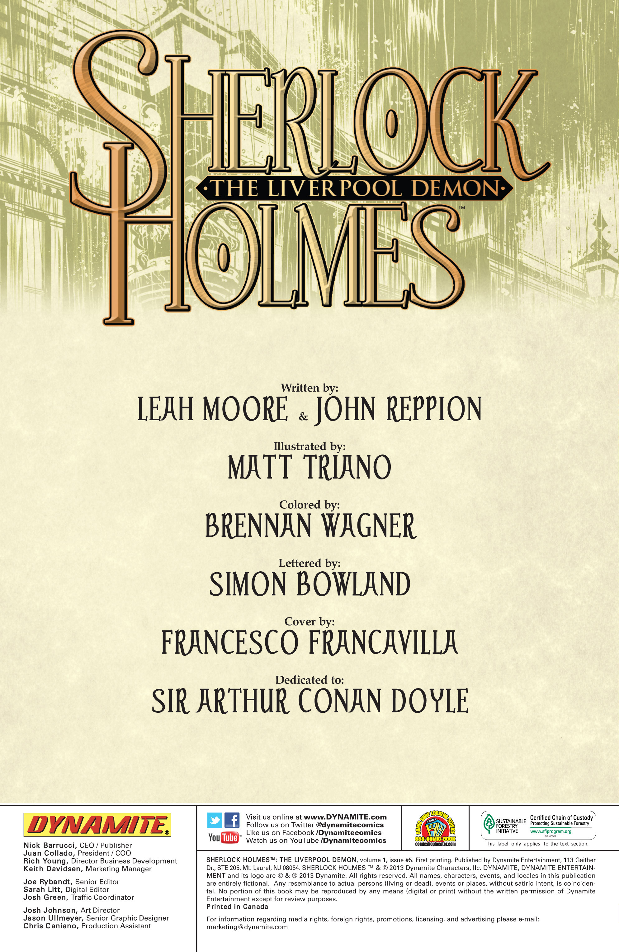 Read online Sherlock Holmes: The Liverpool Demon comic -  Issue #5 - 2
