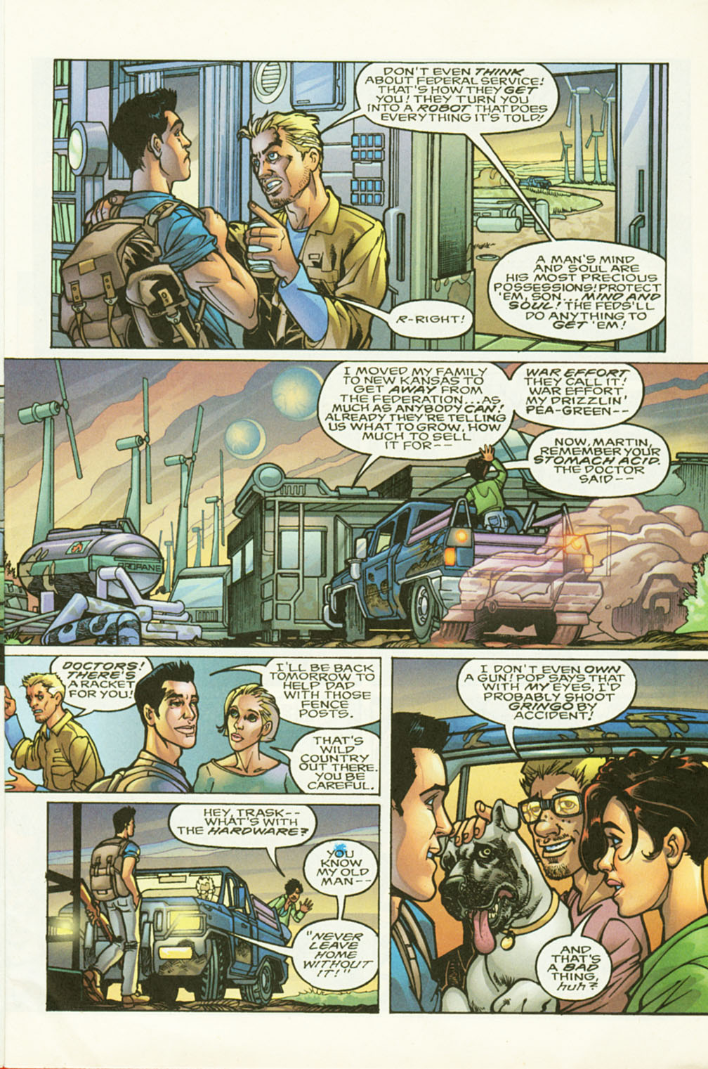 Read online Starship Troopers: Dominant Species comic -  Issue #1 - 5
