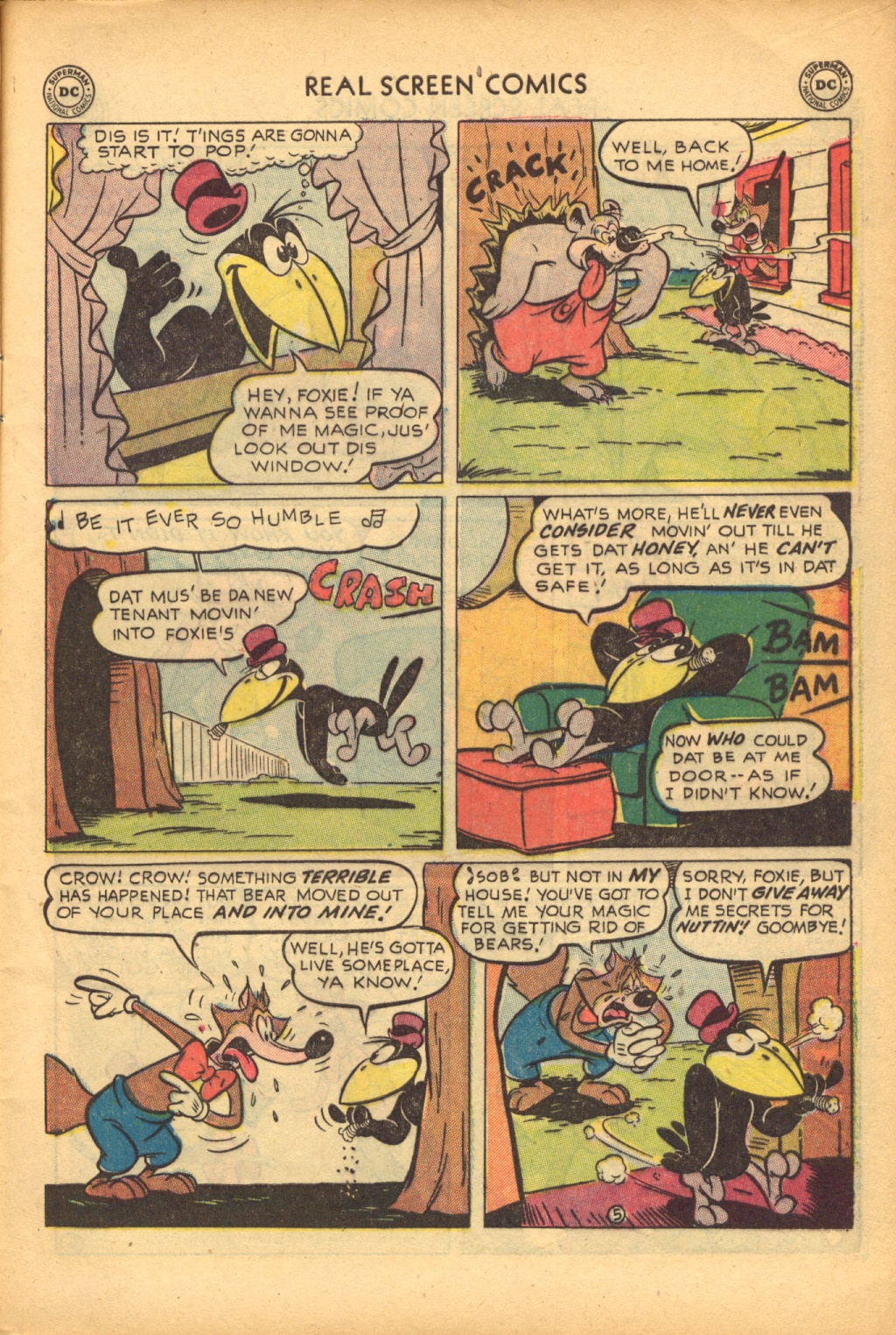 Read online Real Screen Comics comic -  Issue #43 - 7