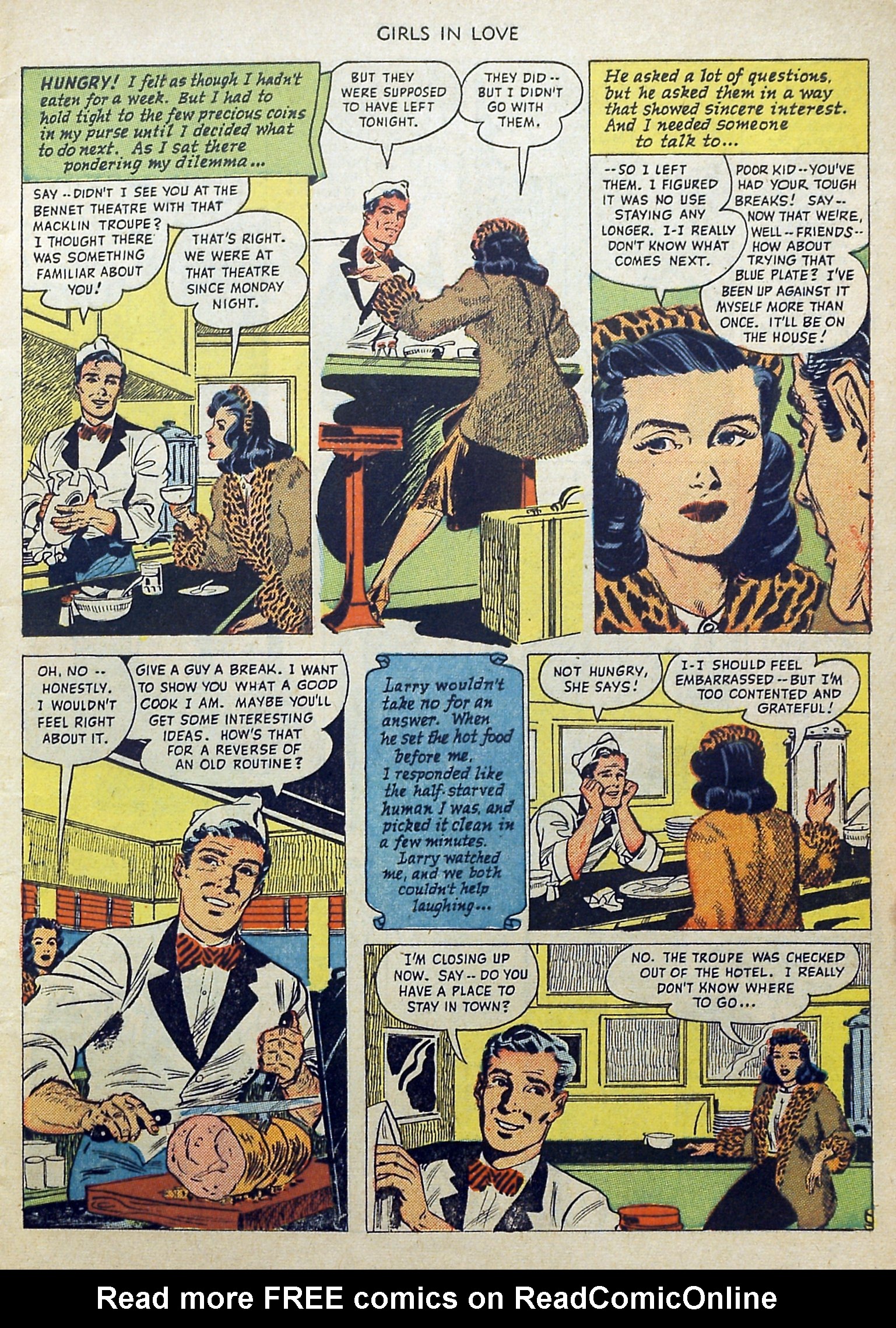Read online Girls in Love (1950) comic -  Issue #1 - 5