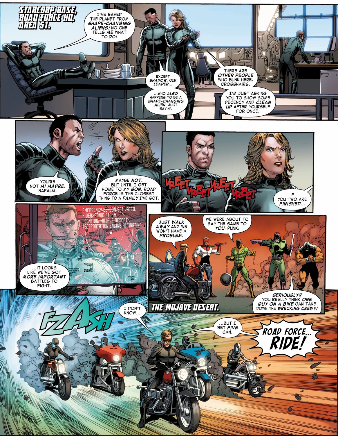 Read online Road Force: Wrecked & Ruined comic -  Issue # Full - 4